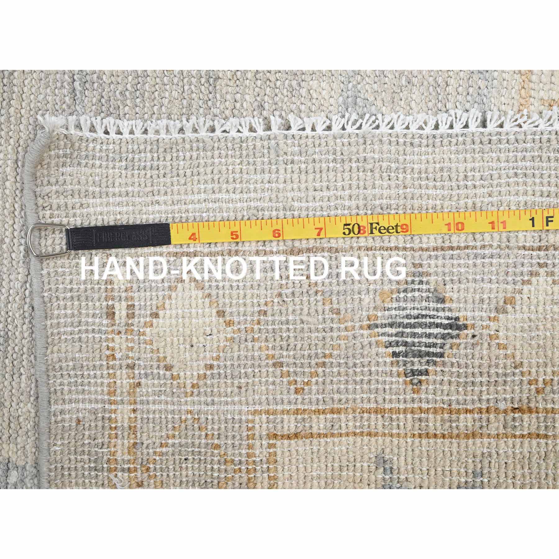 Oushak-And-Peshawar-Hand-Knotted-Rug-12825