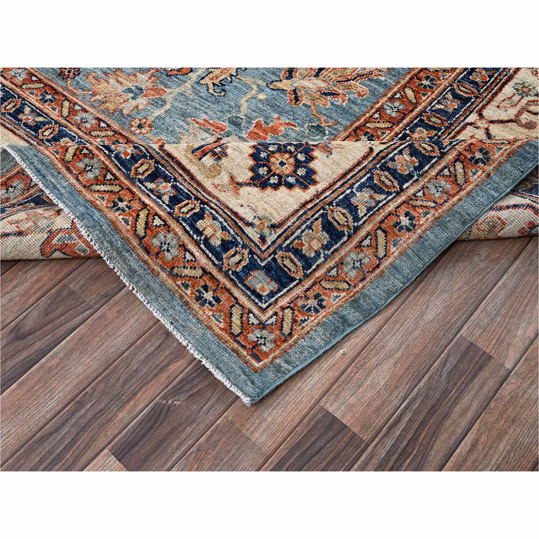Oushak-And-Peshawar-Hand-Knotted-Rug-13255