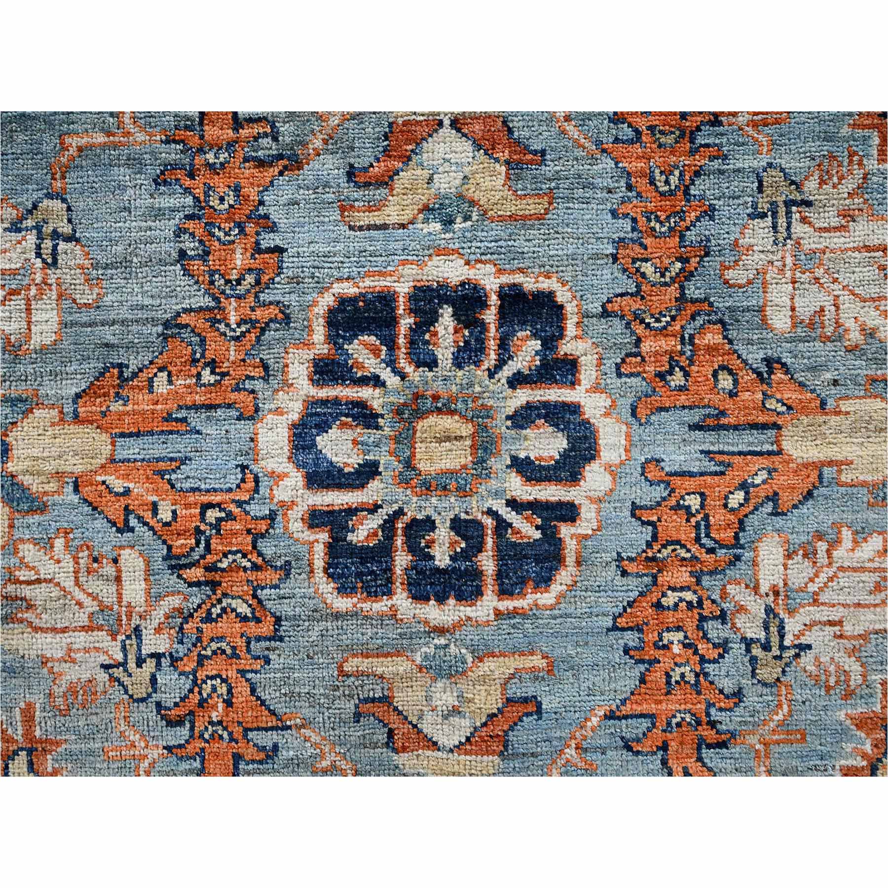 Oushak-And-Peshawar-Hand-Knotted-Rug-13255