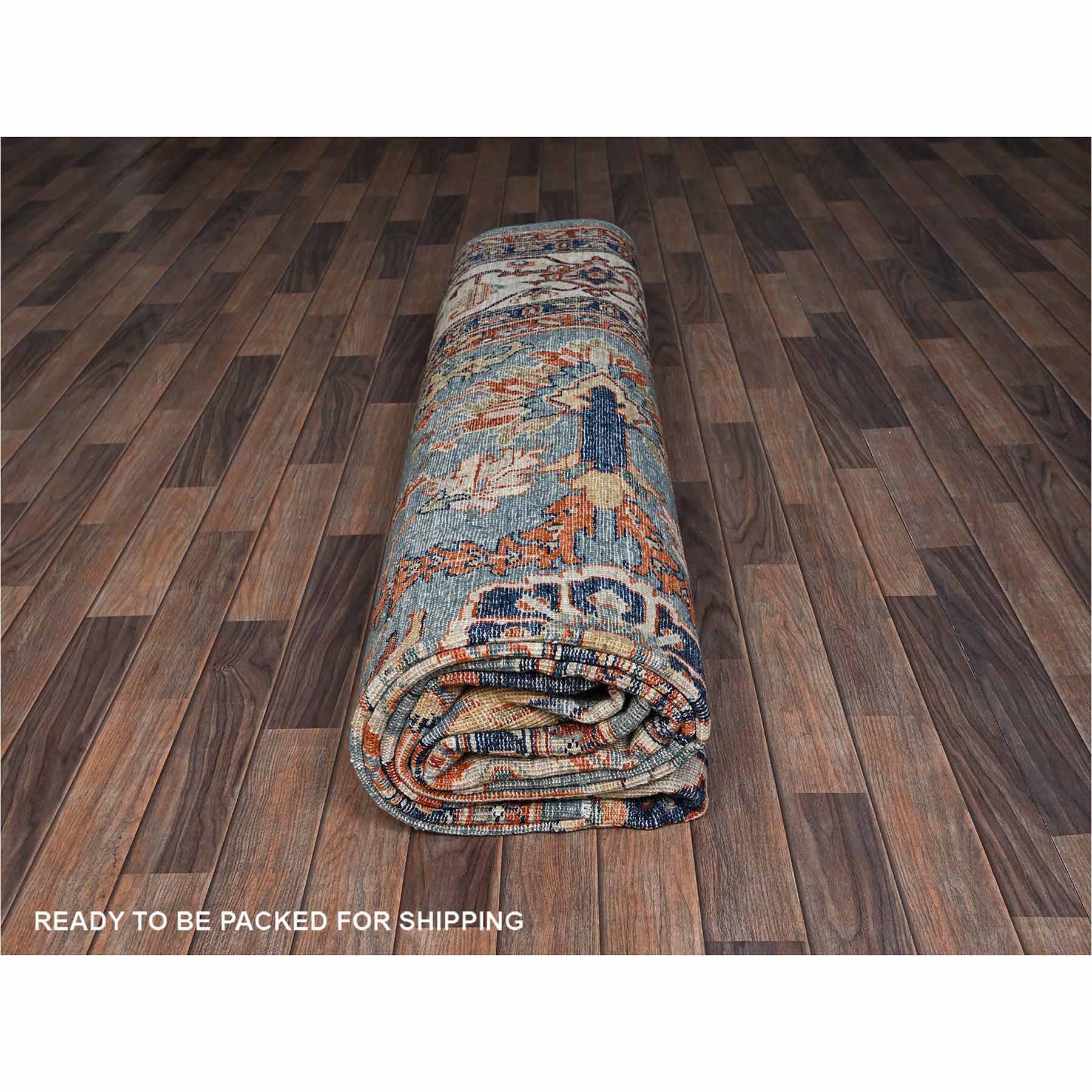 Oushak-And-Peshawar-Hand-Knotted-Rug-13255