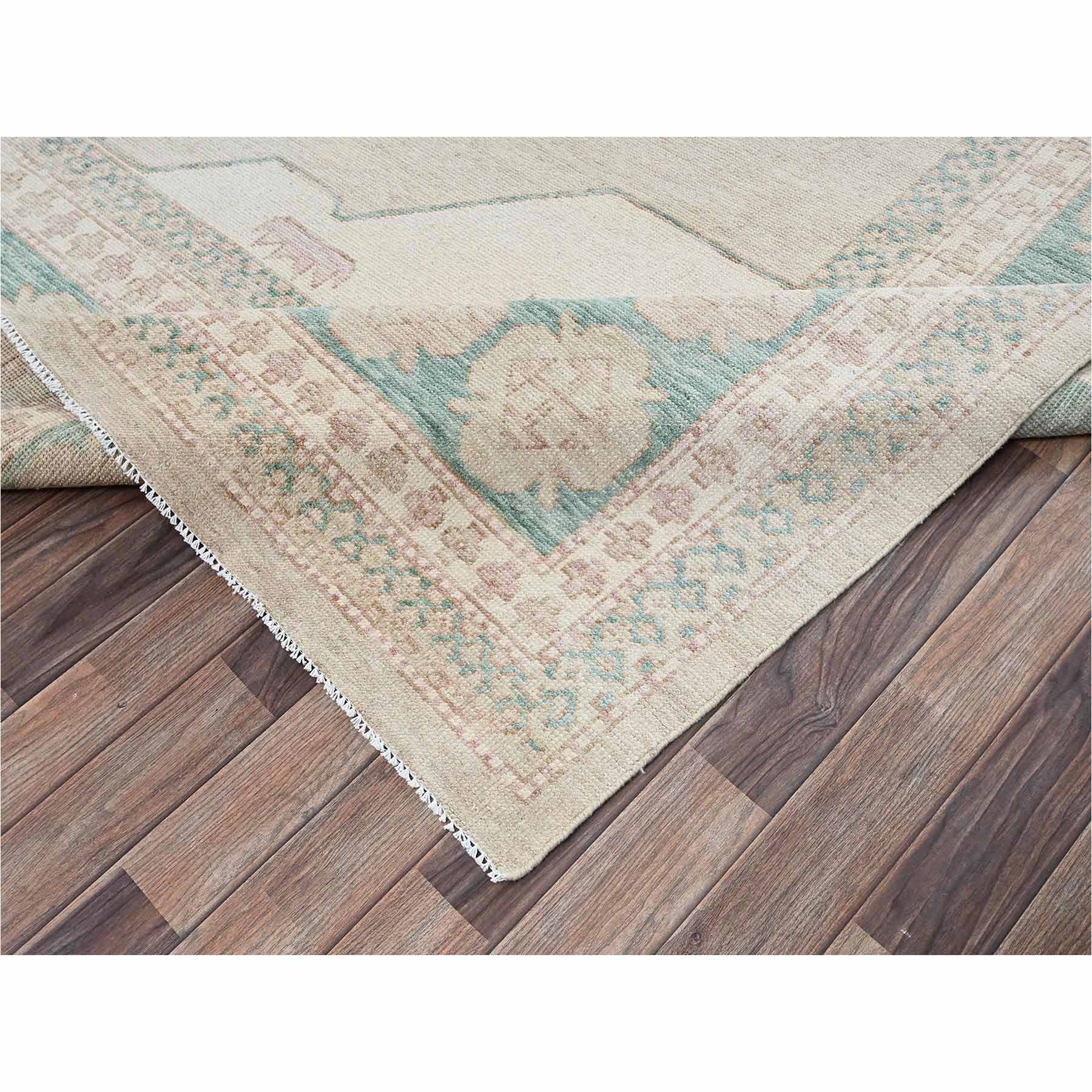 Oushak-And-Peshawar-Hand-Knotted-Rug-13395