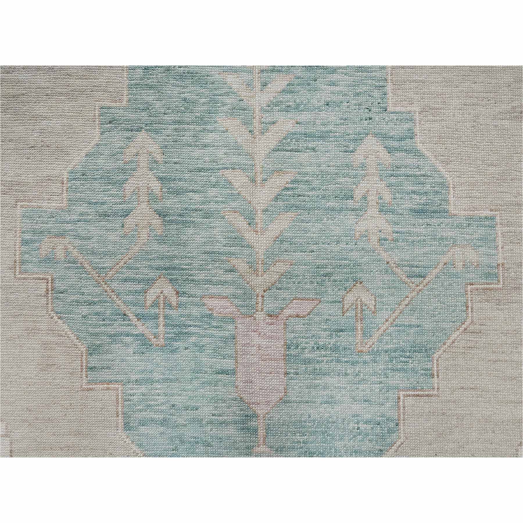 Oushak-And-Peshawar-Hand-Knotted-Rug-13395