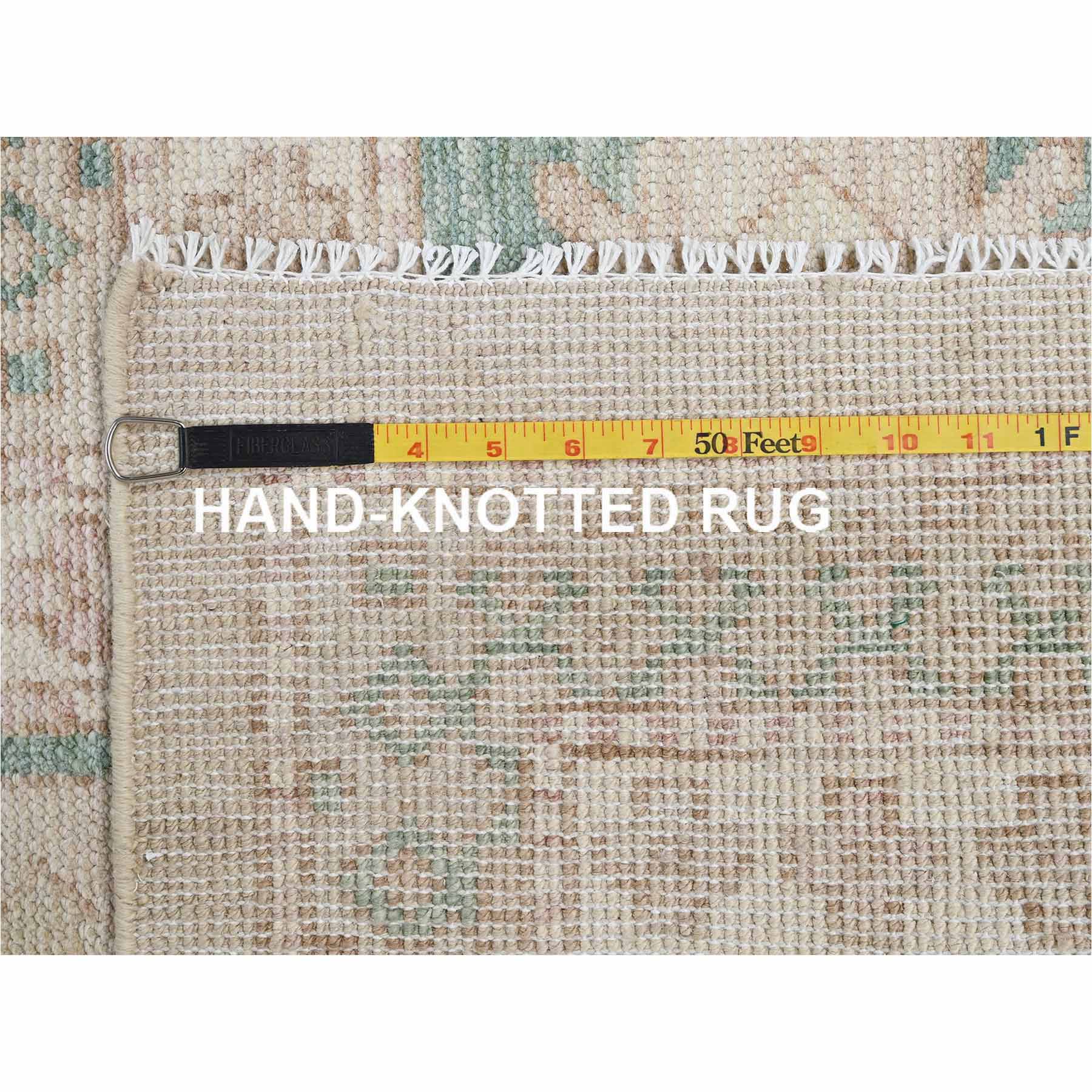 Oushak-And-Peshawar-Hand-Knotted-Rug-13395