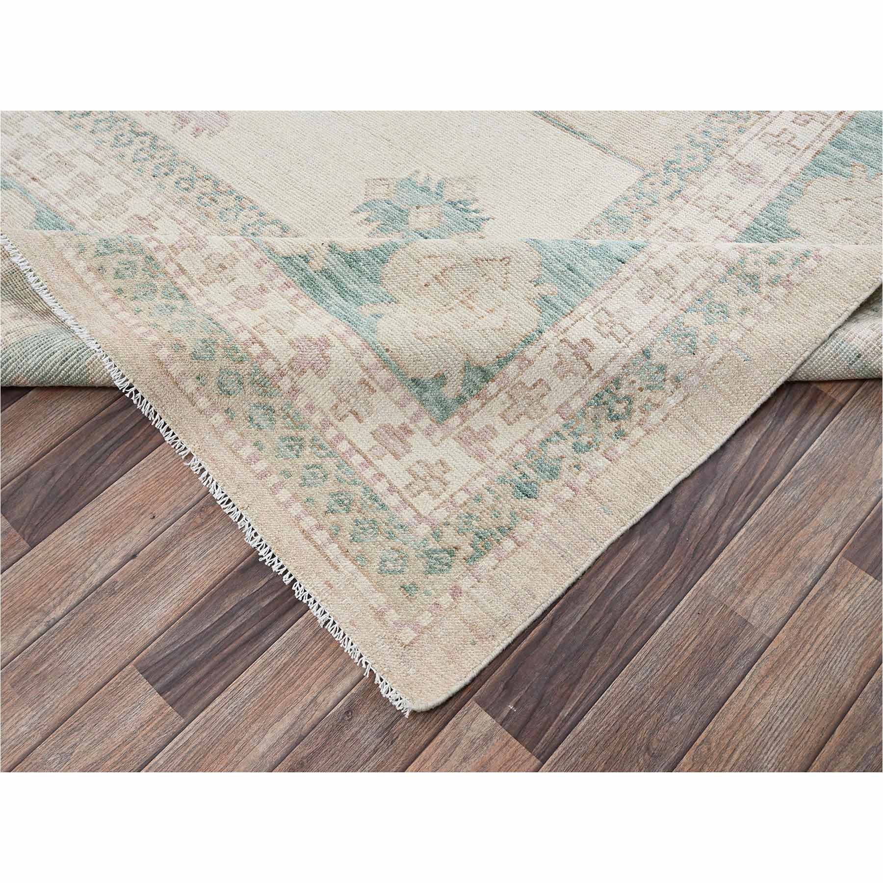 Oushak-And-Peshawar-Hand-Knotted-Rug-13415