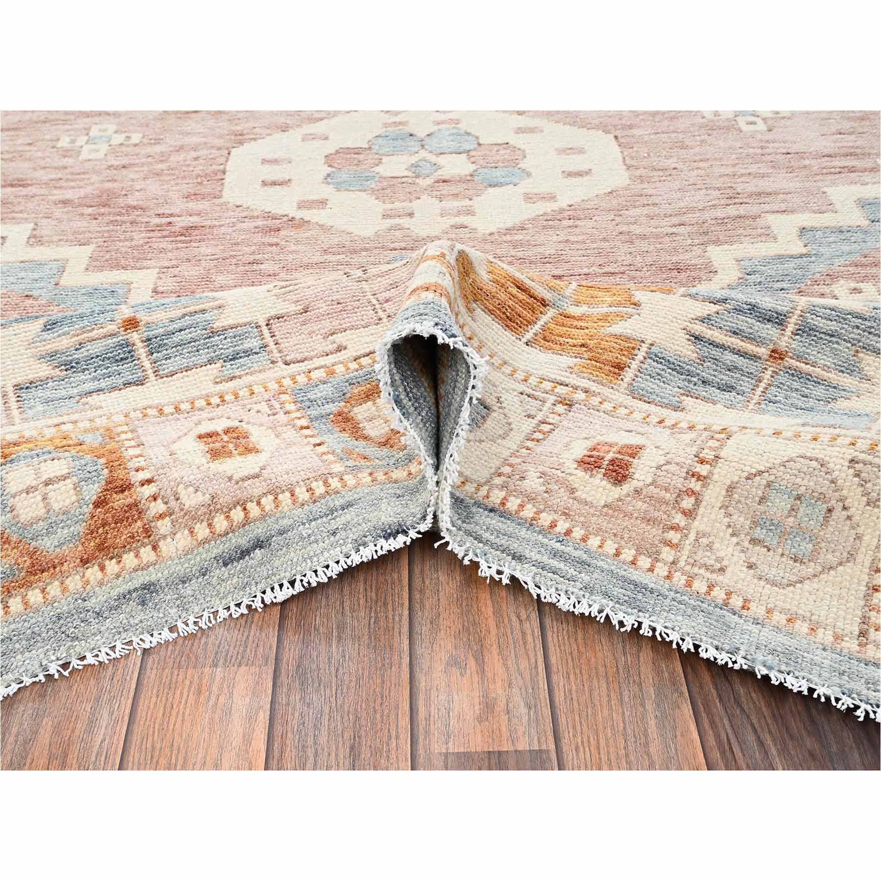 Oushak-And-Peshawar-Hand-Knotted-Rug-13510