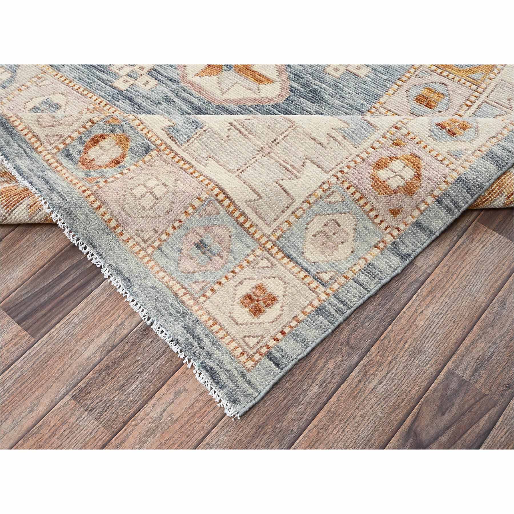 Oushak-And-Peshawar-Hand-Knotted-Rug-13510