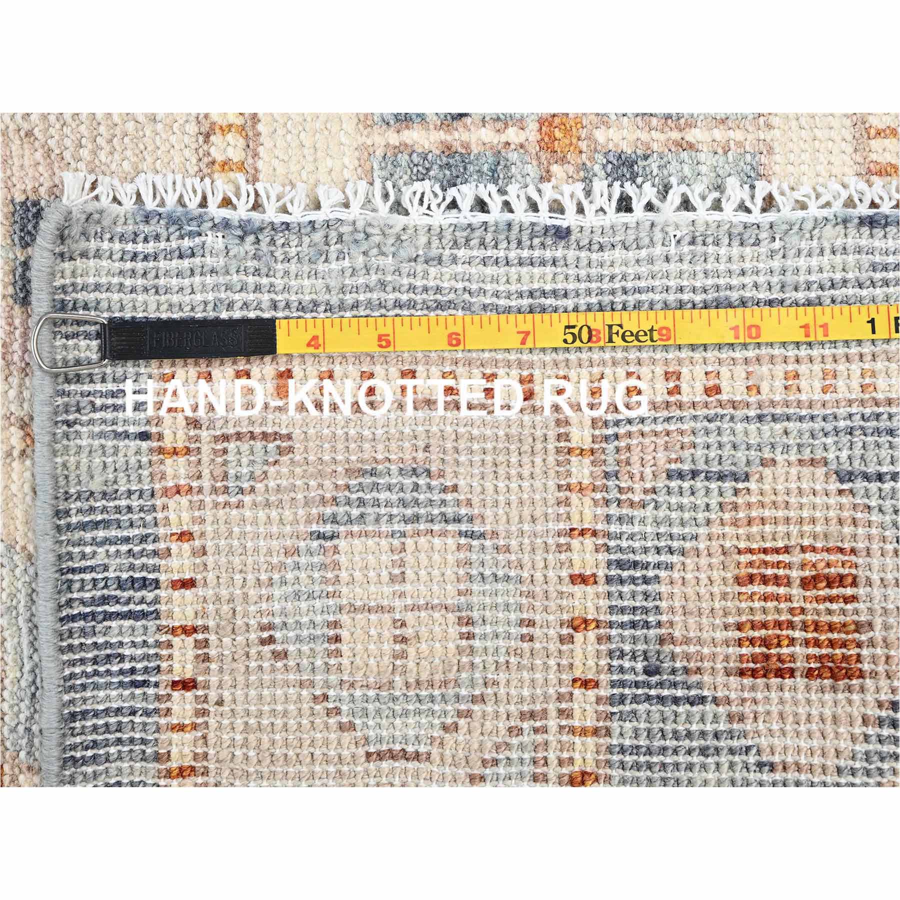 Oushak-And-Peshawar-Hand-Knotted-Rug-13510