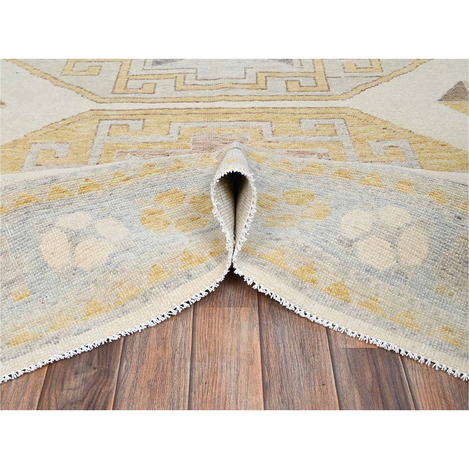 Oushak-And-Peshawar-Hand-Knotted-Rug-13535