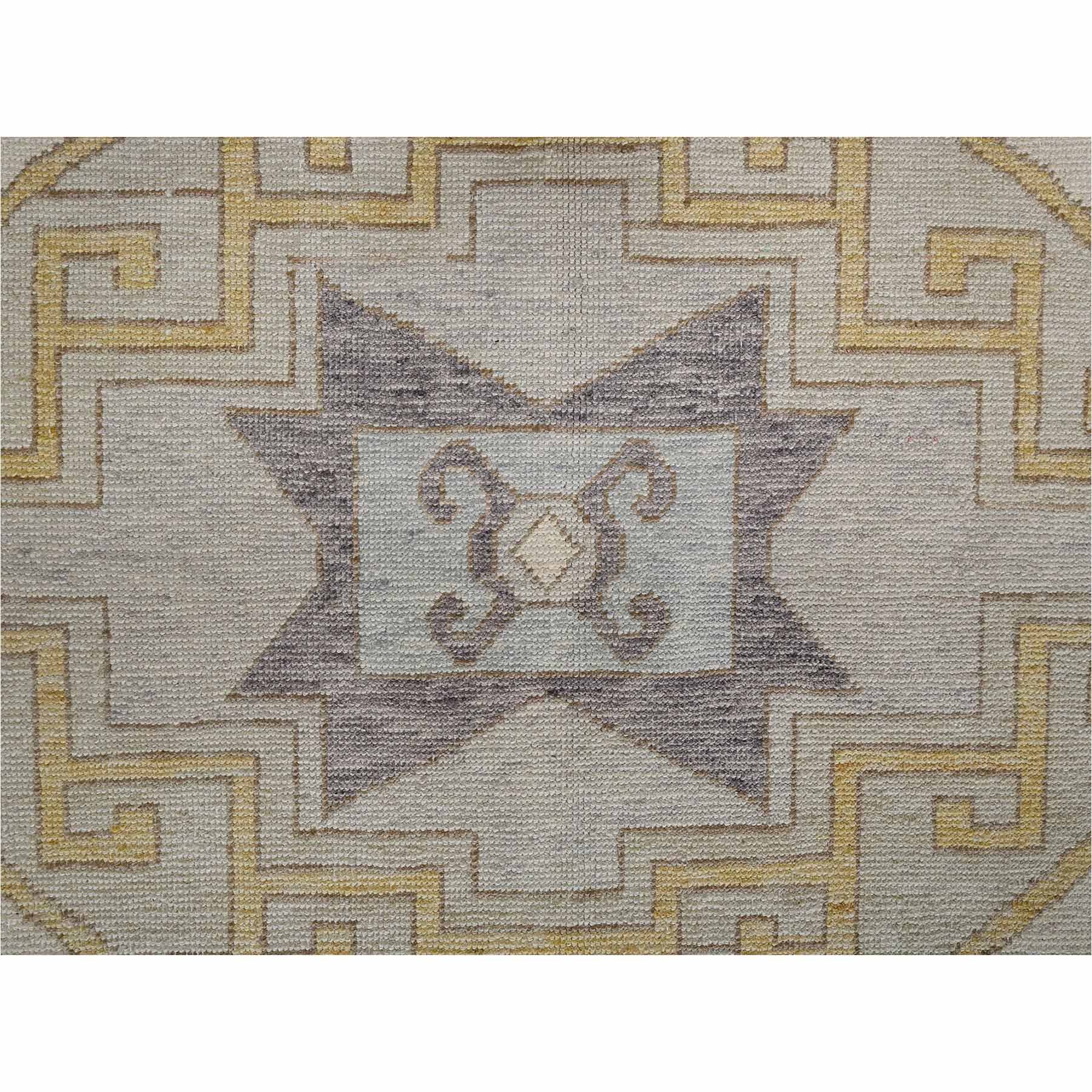 Oushak-And-Peshawar-Hand-Knotted-Rug-13535