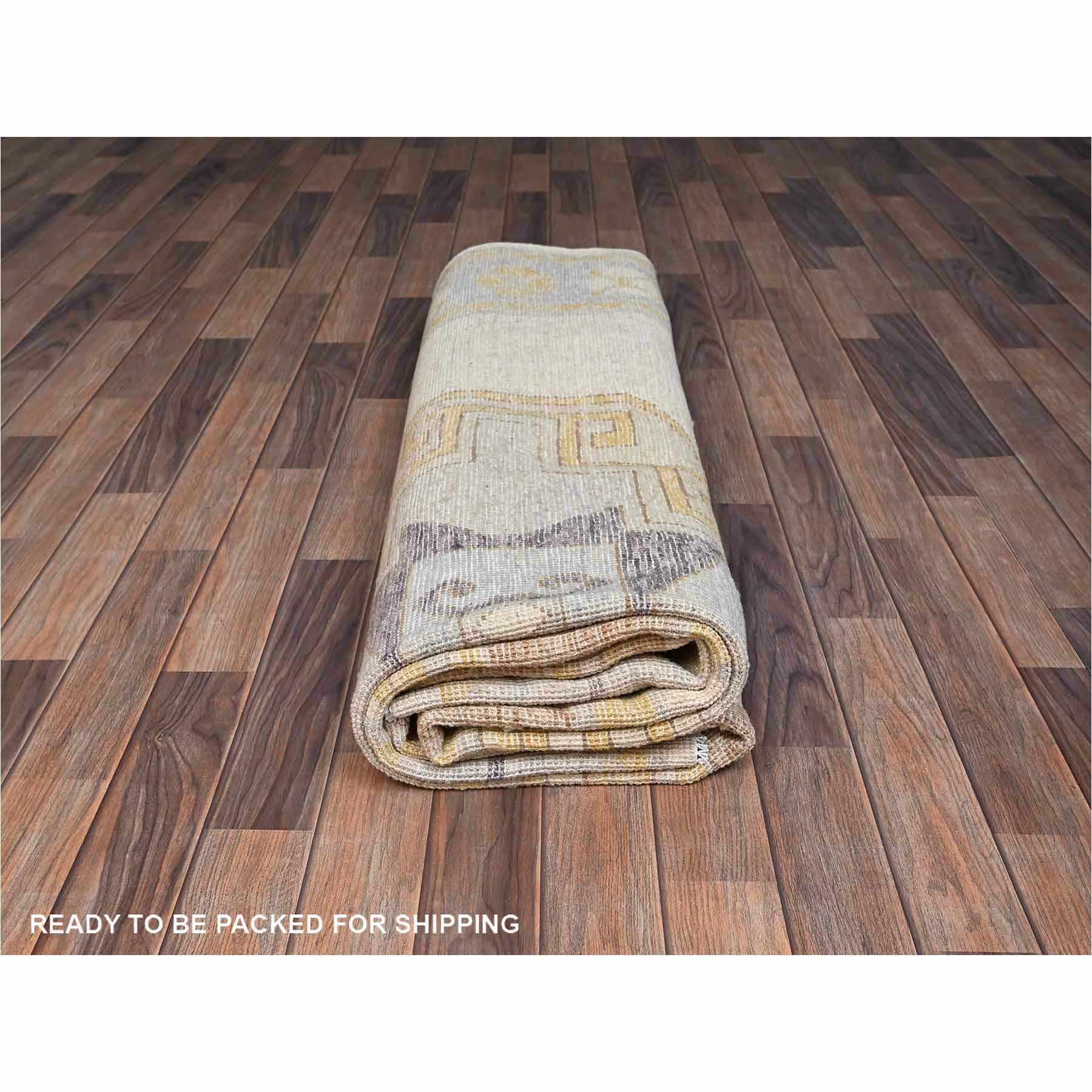 Oushak-And-Peshawar-Hand-Knotted-Rug-13535