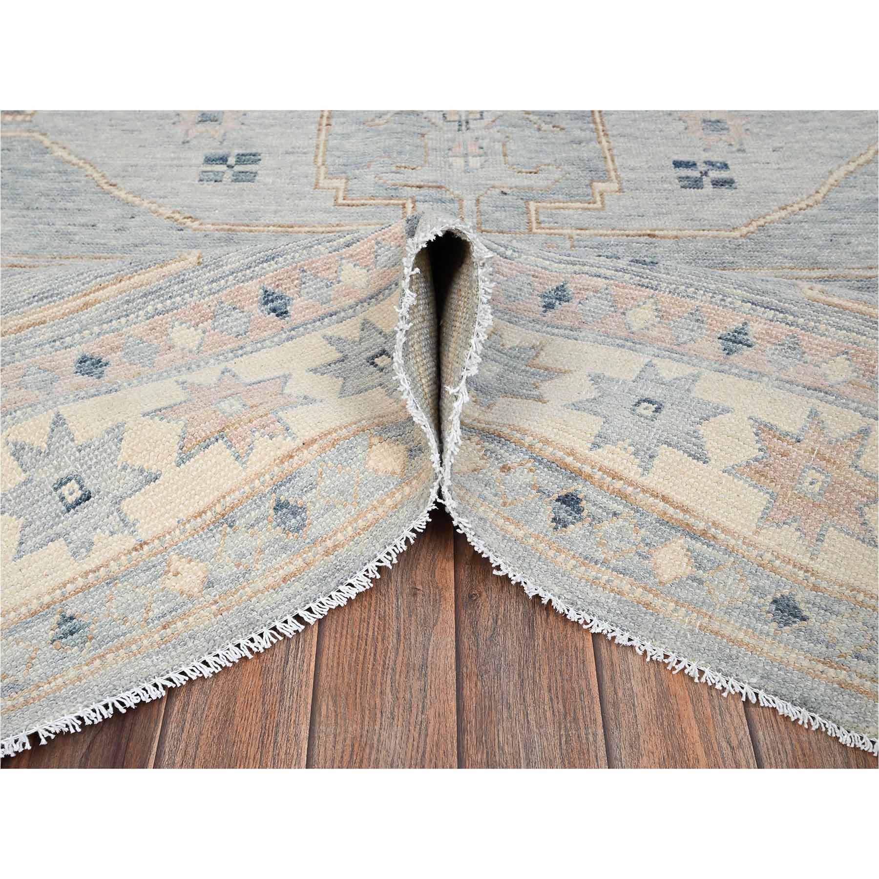 Oushak-And-Peshawar-Hand-Knotted-Rug-13540