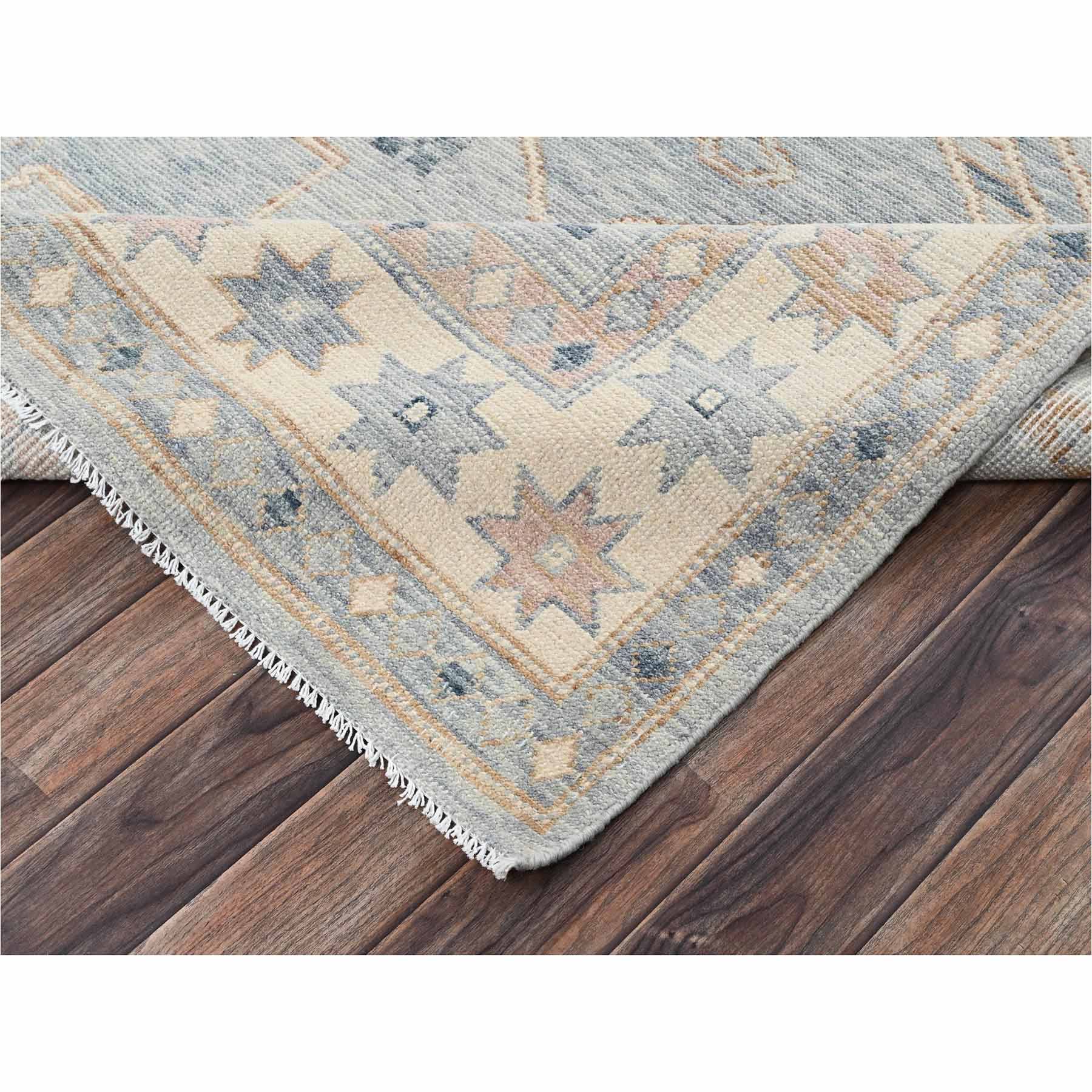 Oushak-And-Peshawar-Hand-Knotted-Rug-13540