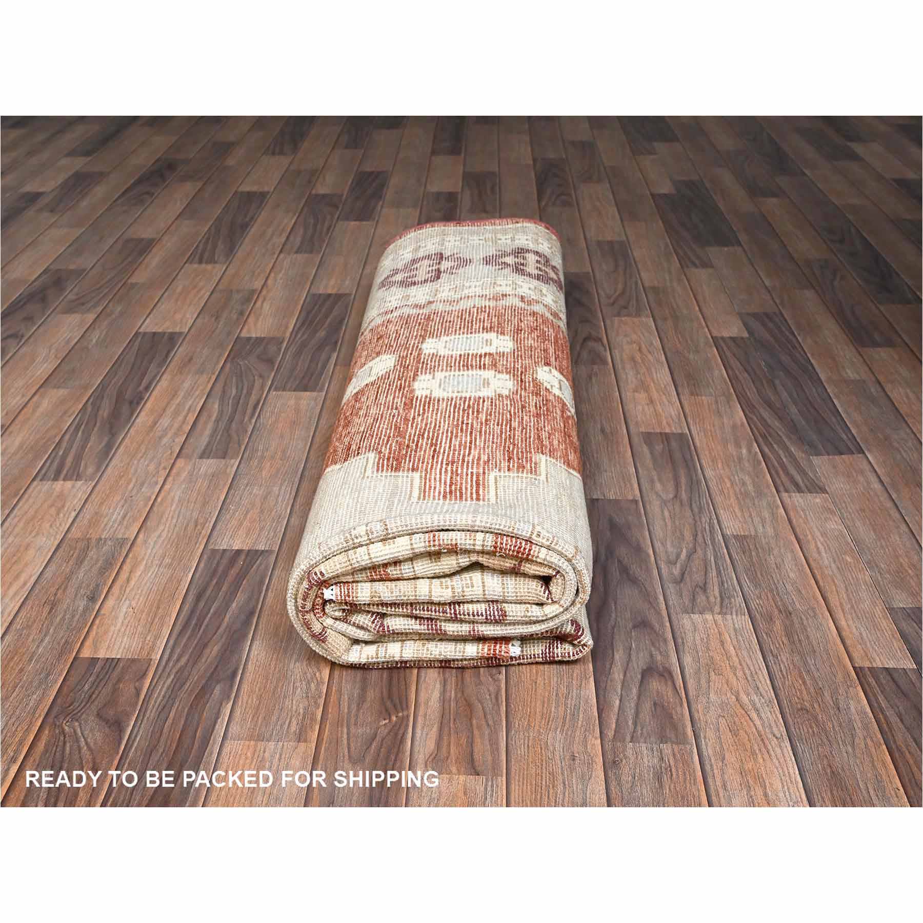 Oushak-And-Peshawar-Hand-Knotted-Rug-13545
