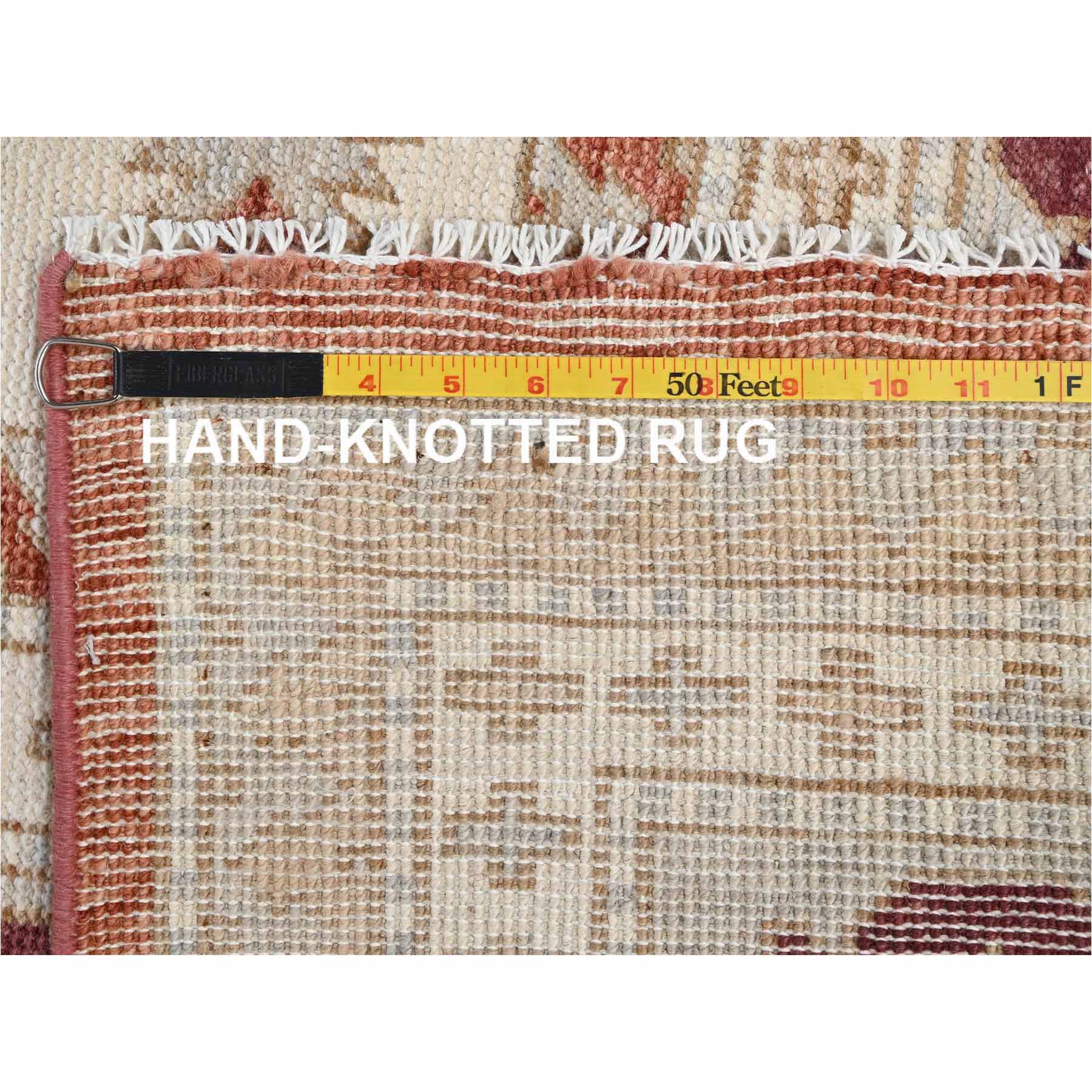 Oushak-And-Peshawar-Hand-Knotted-Rug-13545