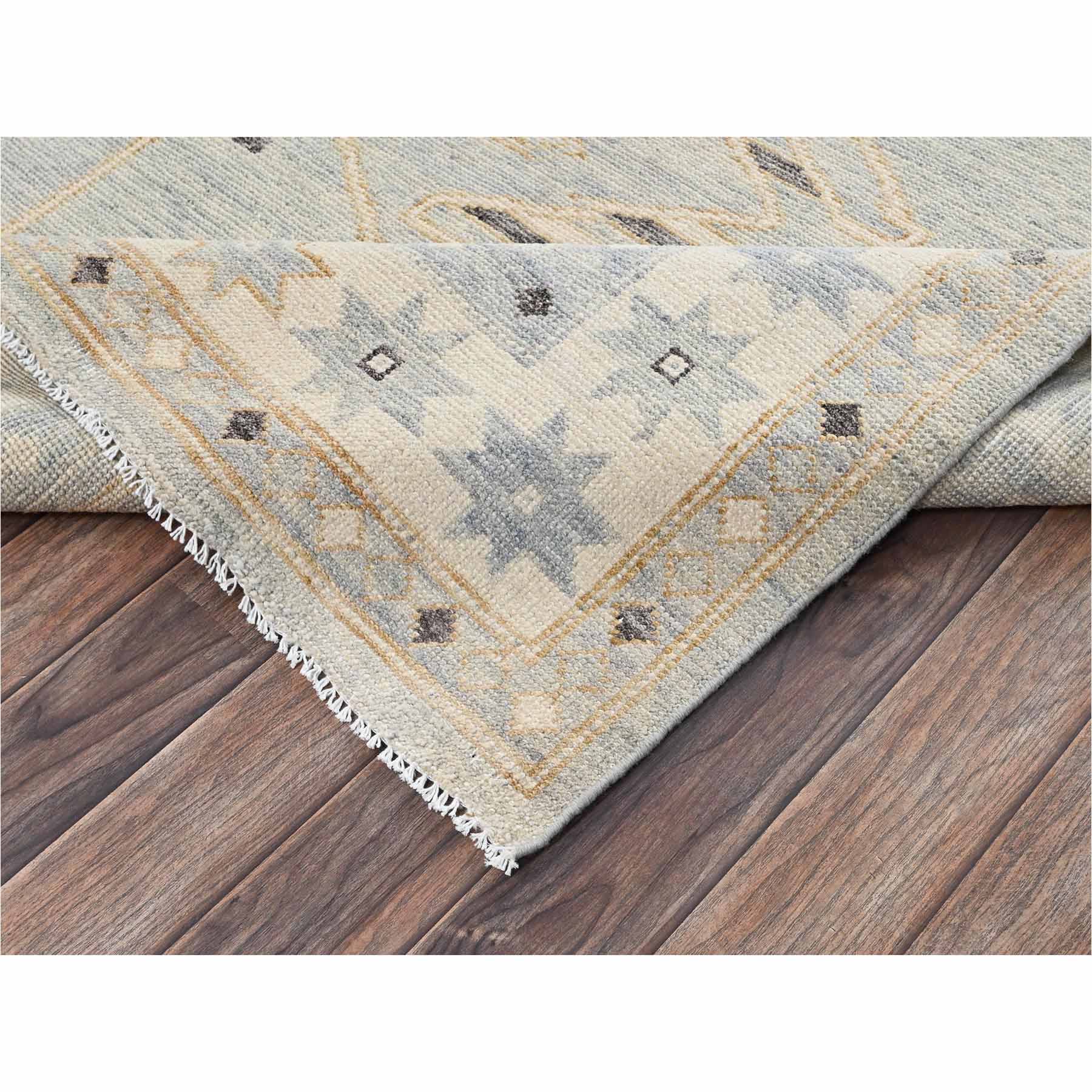Oushak-And-Peshawar-Hand-Knotted-Rug-13550