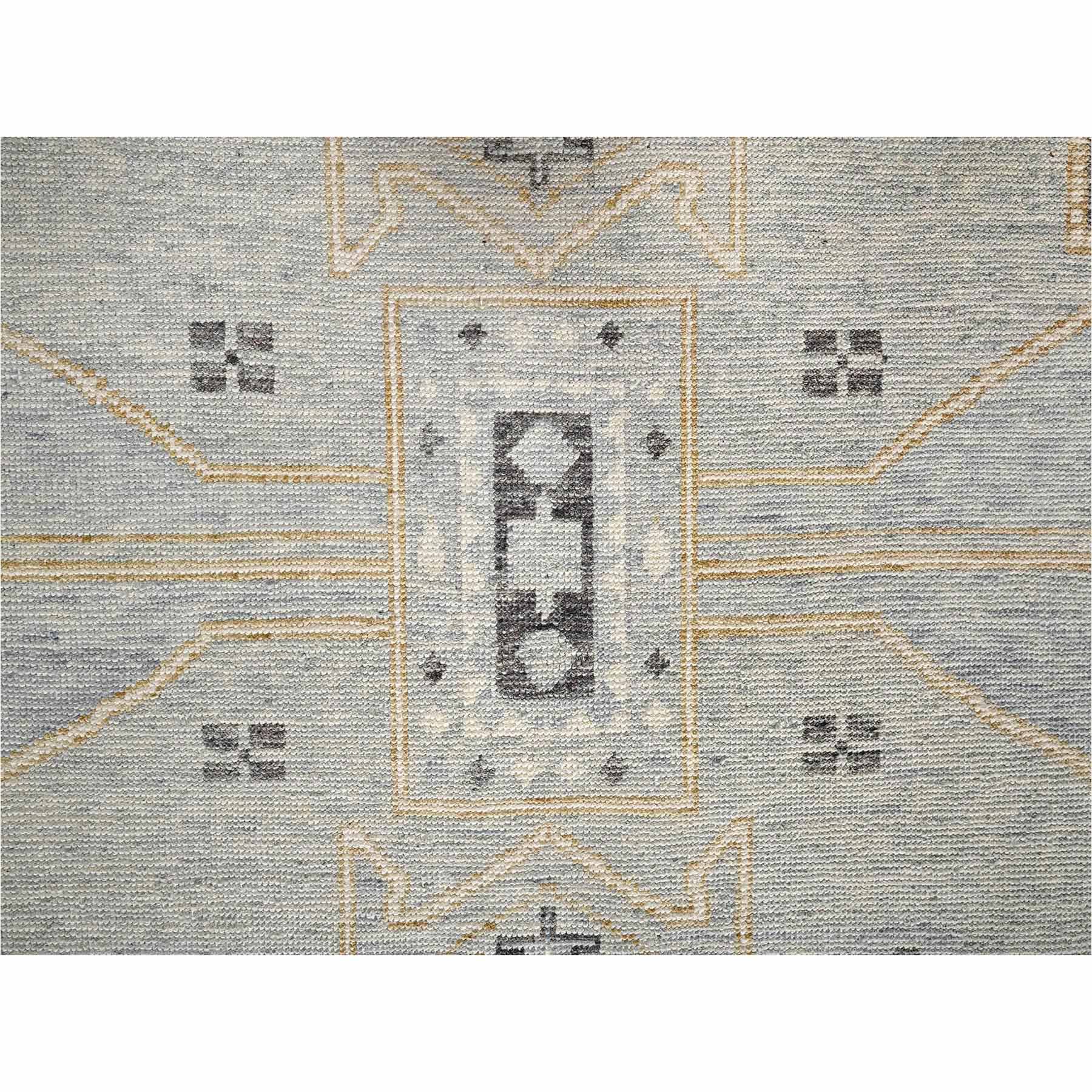 Oushak-And-Peshawar-Hand-Knotted-Rug-13550