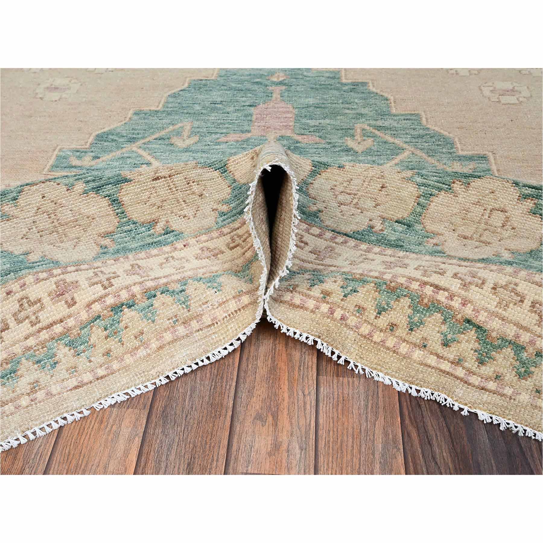 Oushak-And-Peshawar-Hand-Knotted-Rug-13560