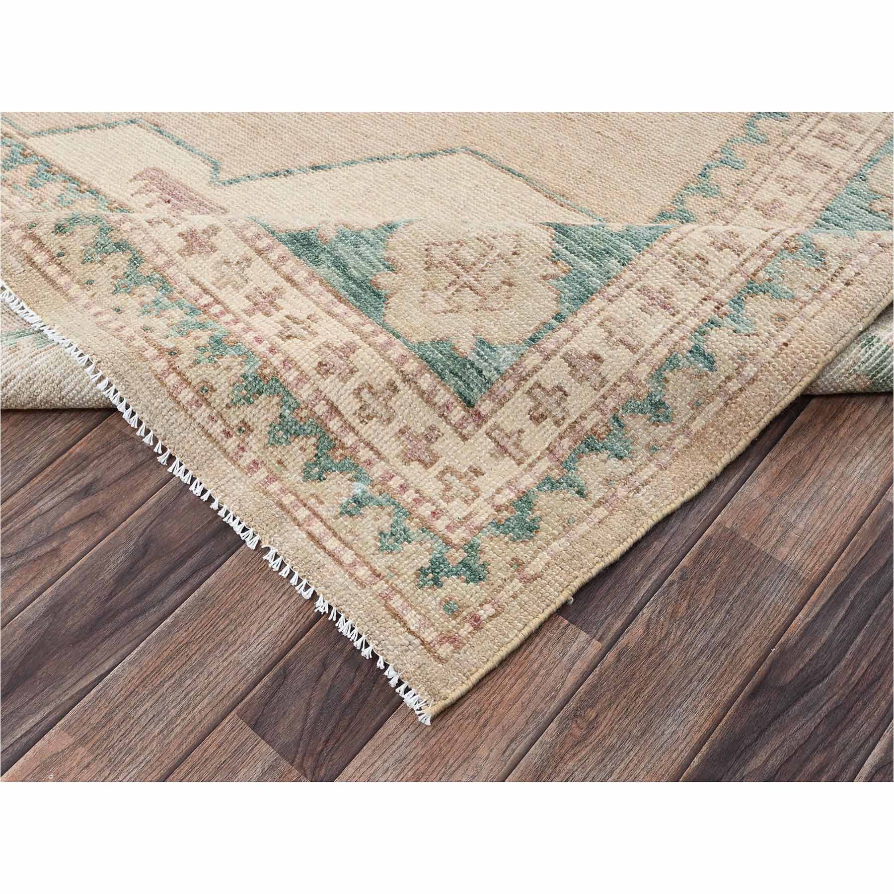 Oushak-And-Peshawar-Hand-Knotted-Rug-13560