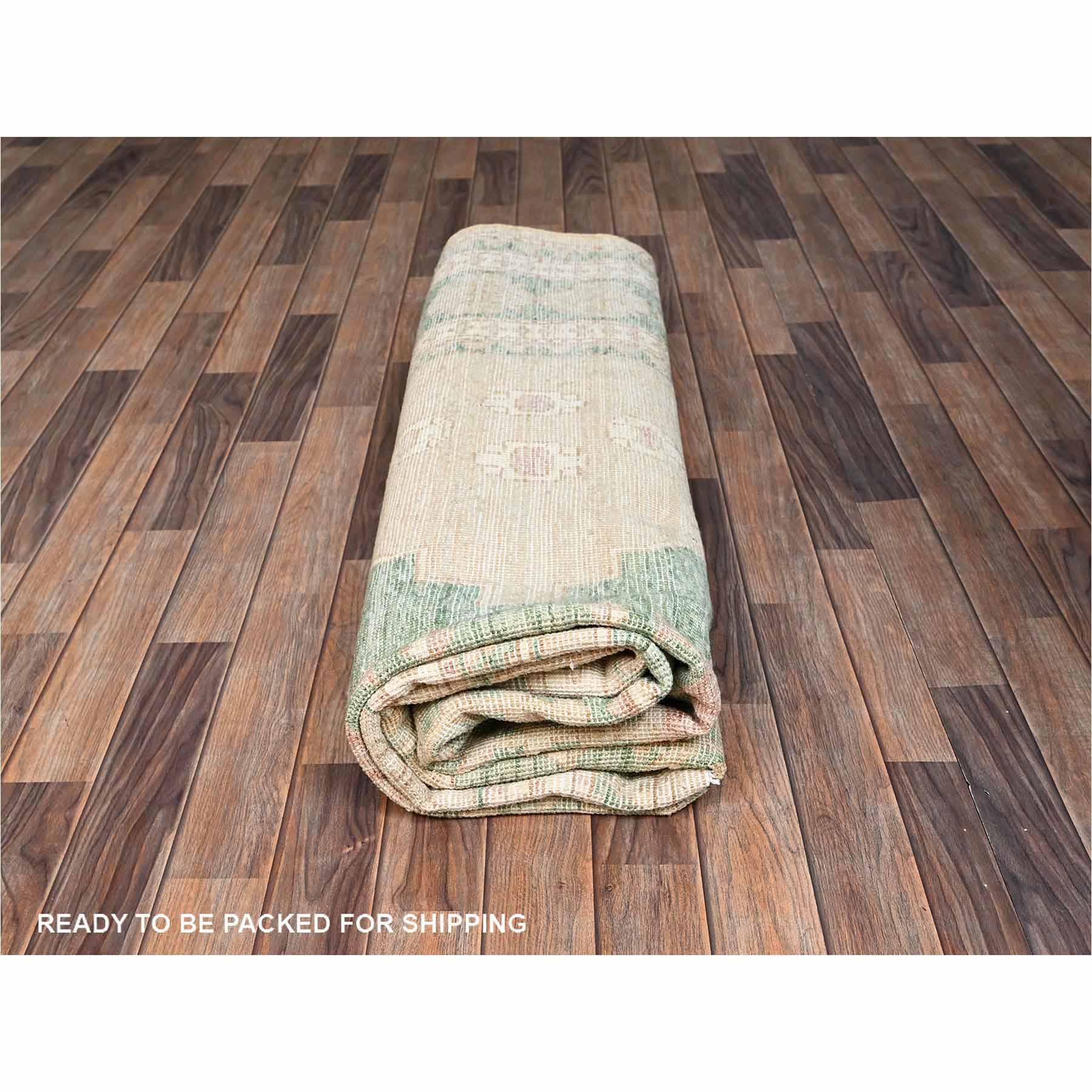 Oushak-And-Peshawar-Hand-Knotted-Rug-13560