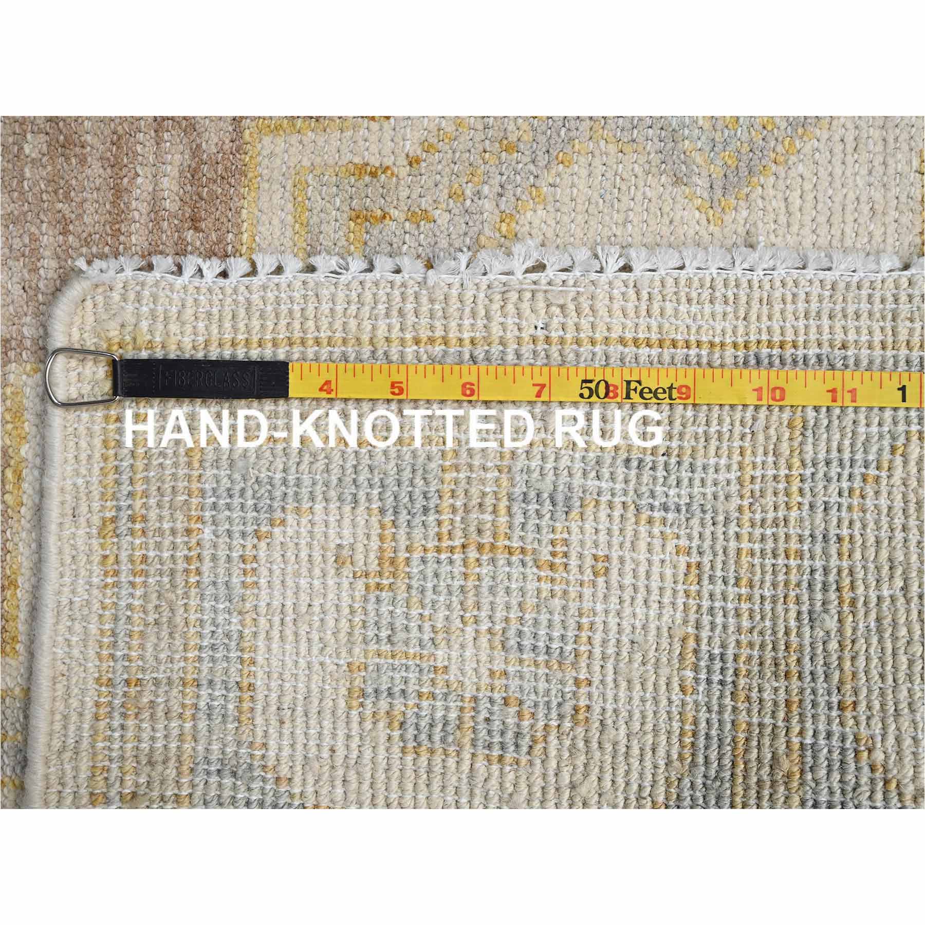 Oushak-And-Peshawar-Hand-Knotted-Rug-13565