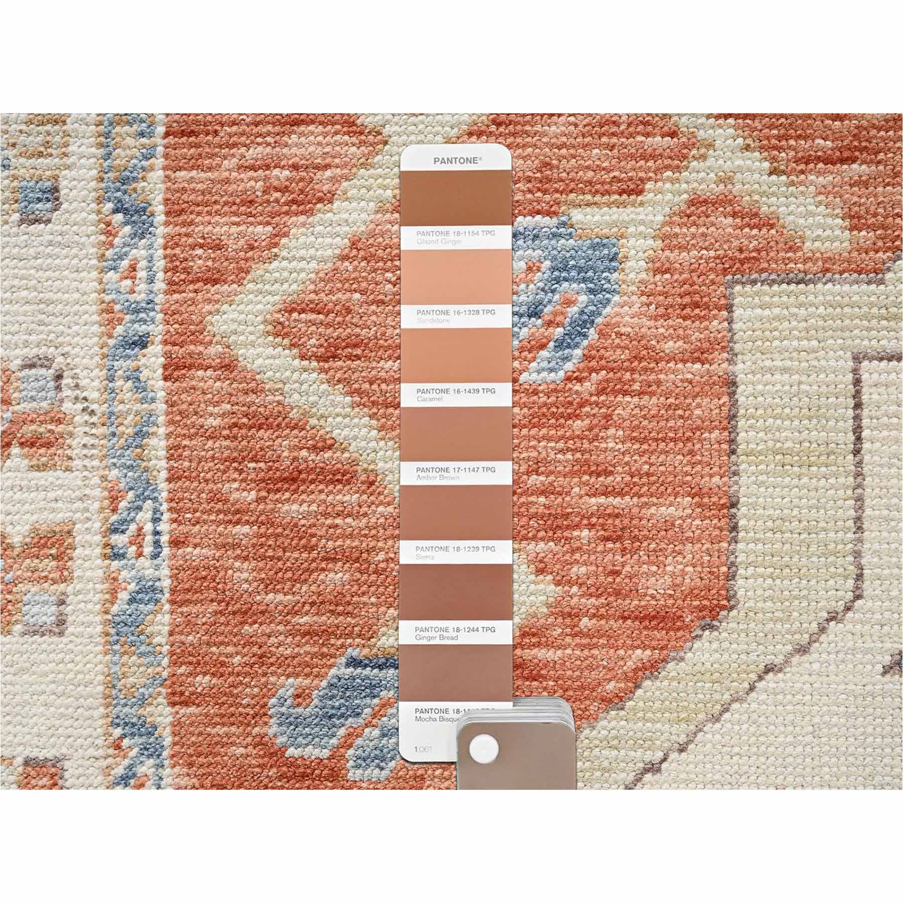 Oushak-And-Peshawar-Hand-Knotted-Rug-13575