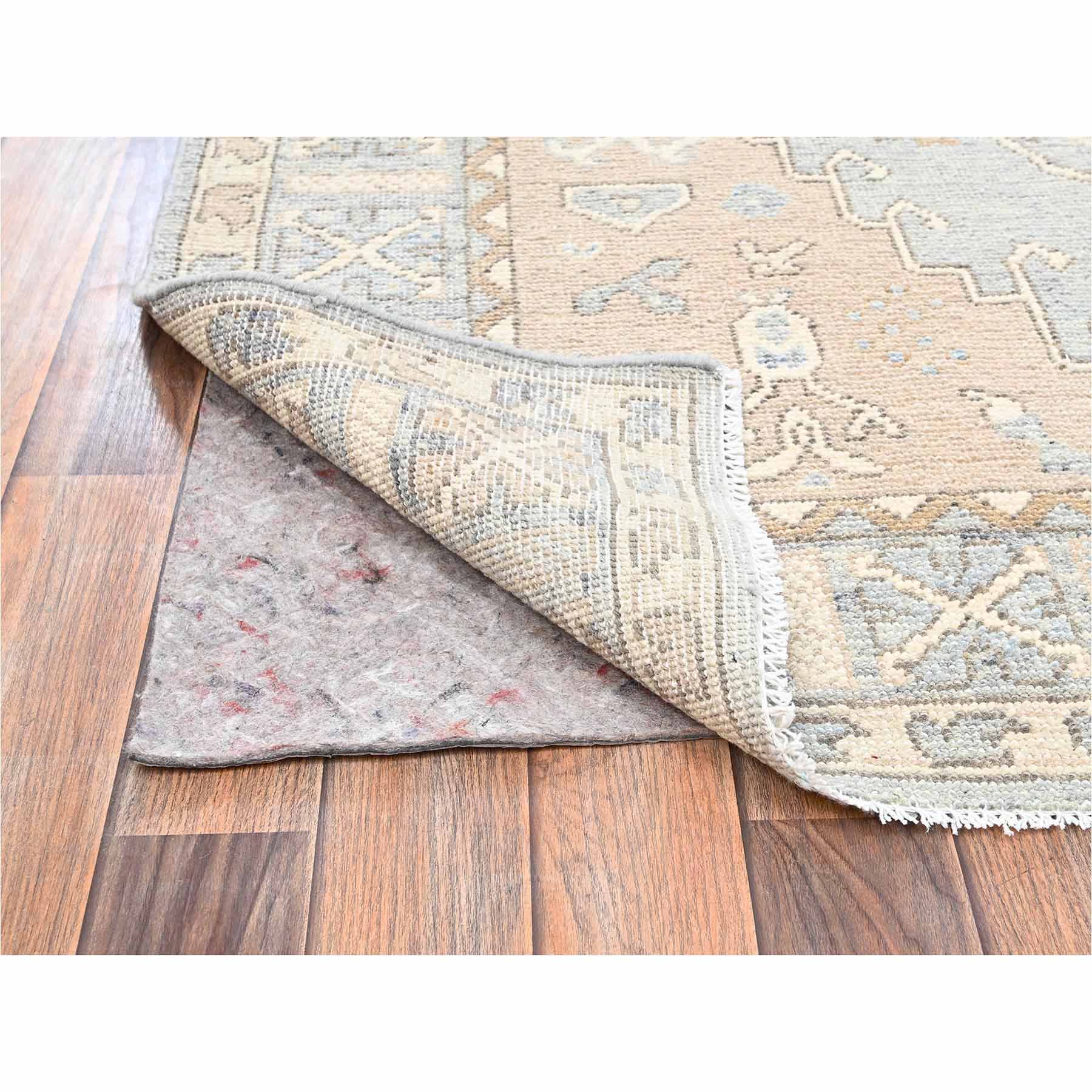 Oushak-And-Peshawar-Hand-Knotted-Rug-13590