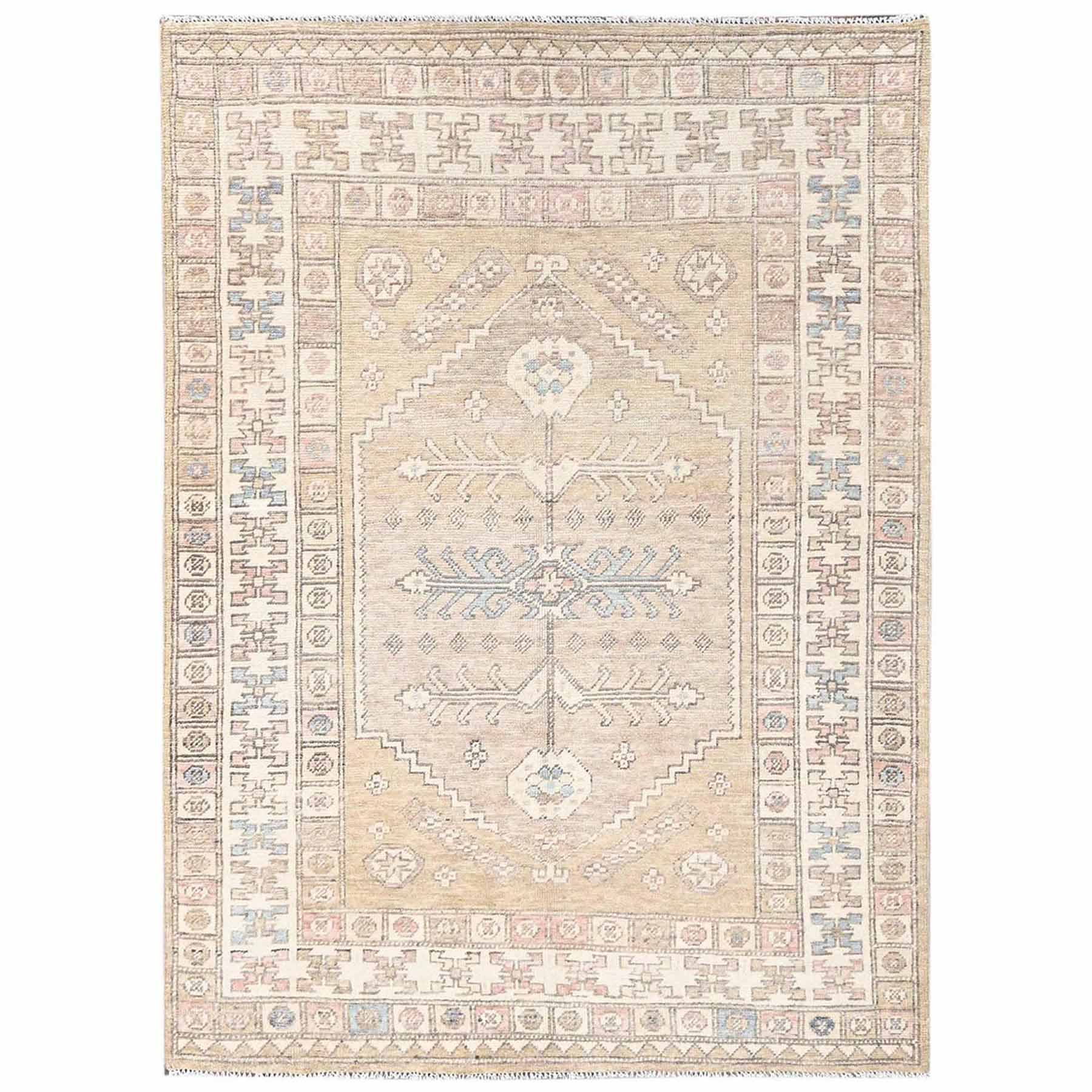 Oushak-And-Peshawar-Hand-Knotted-Rug-13595