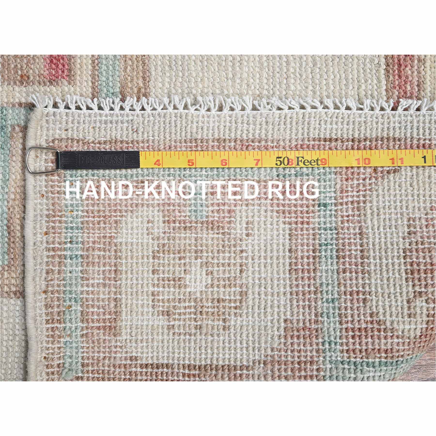 Oushak-And-Peshawar-Hand-Knotted-Rug-13605