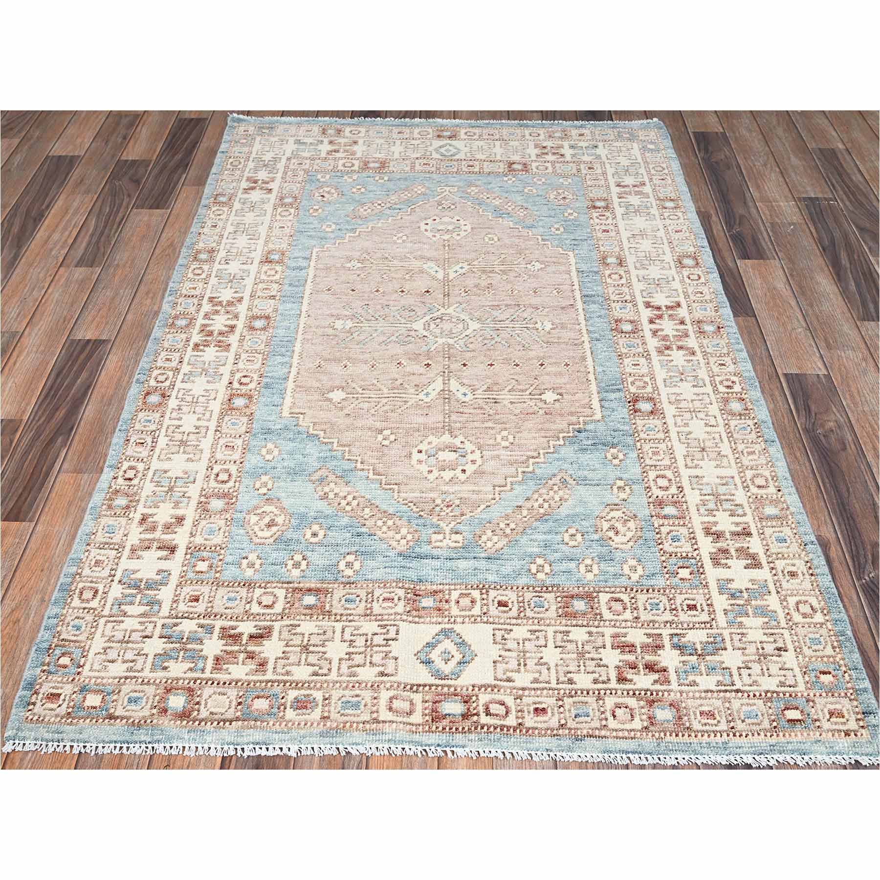 Oushak-And-Peshawar-Hand-Knotted-Rug-13630