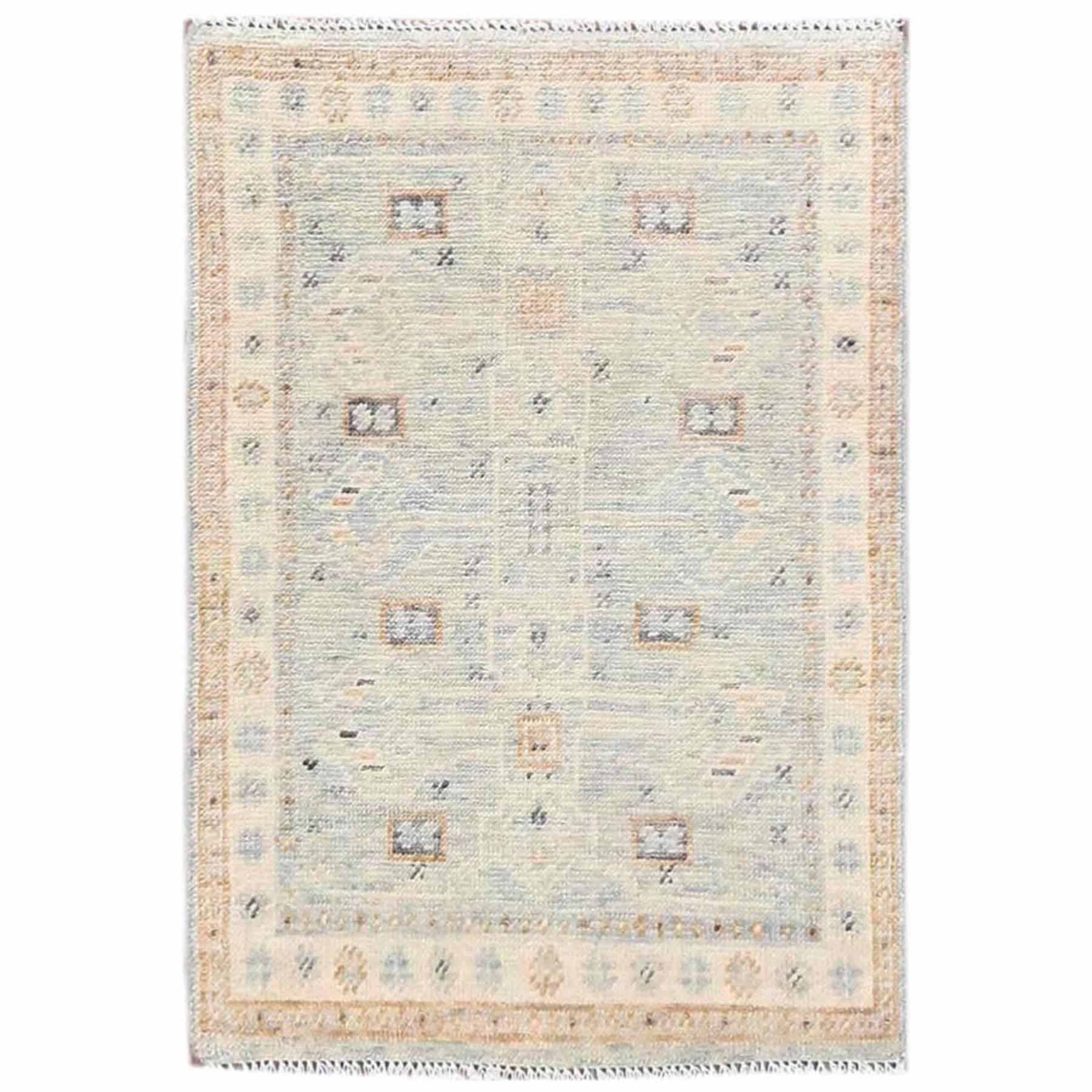 Oushak-And-Peshawar-Hand-Knotted-Rug-13640