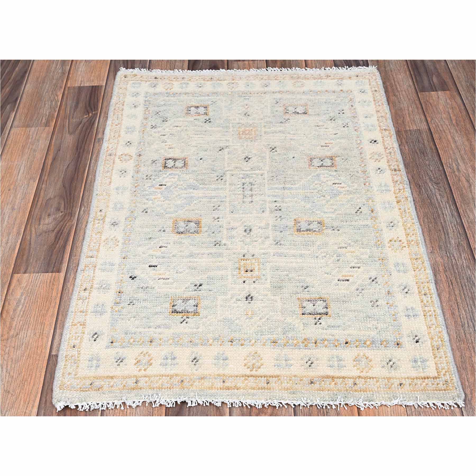 Oushak-And-Peshawar-Hand-Knotted-Rug-13640