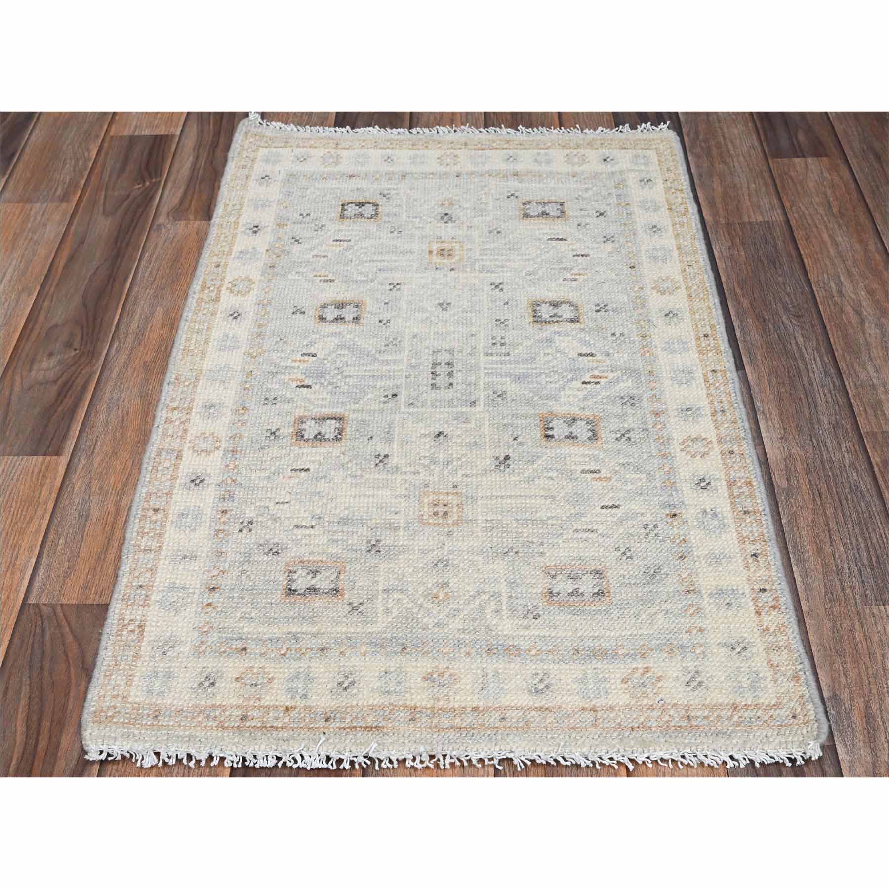 Oushak-And-Peshawar-Hand-Knotted-Rug-13645