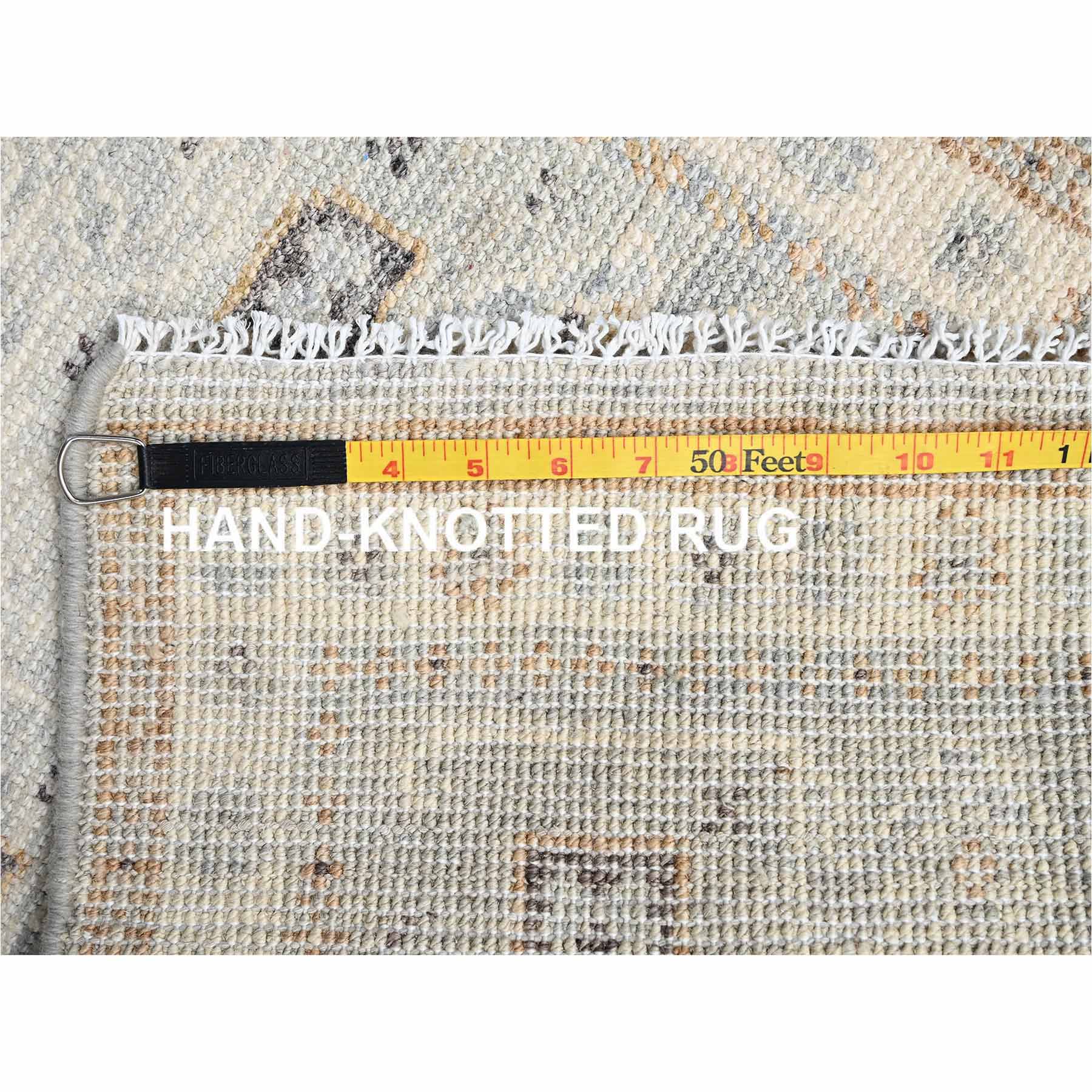 Oushak-And-Peshawar-Hand-Knotted-Rug-13645