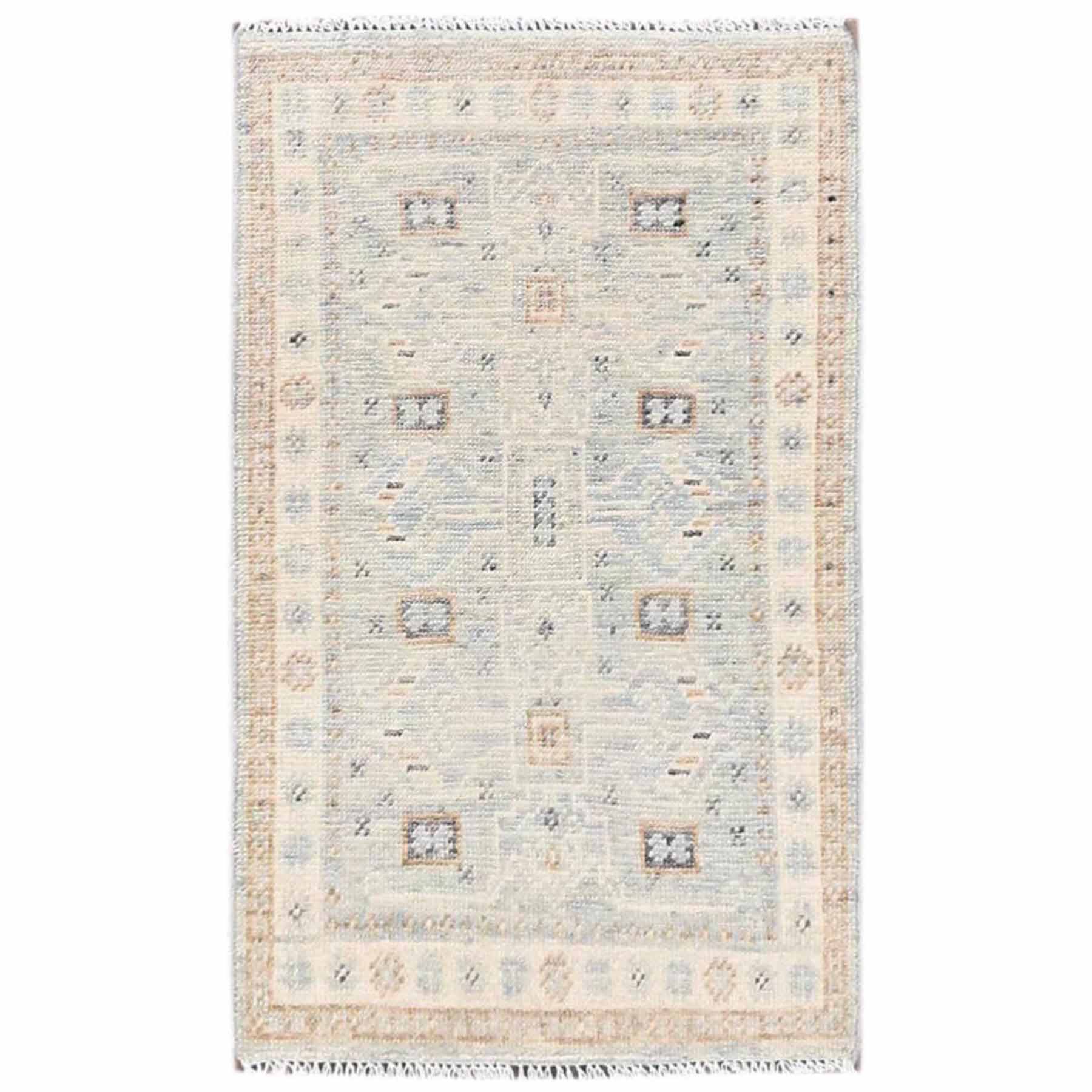Oushak-And-Peshawar-Hand-Knotted-Rug-13650