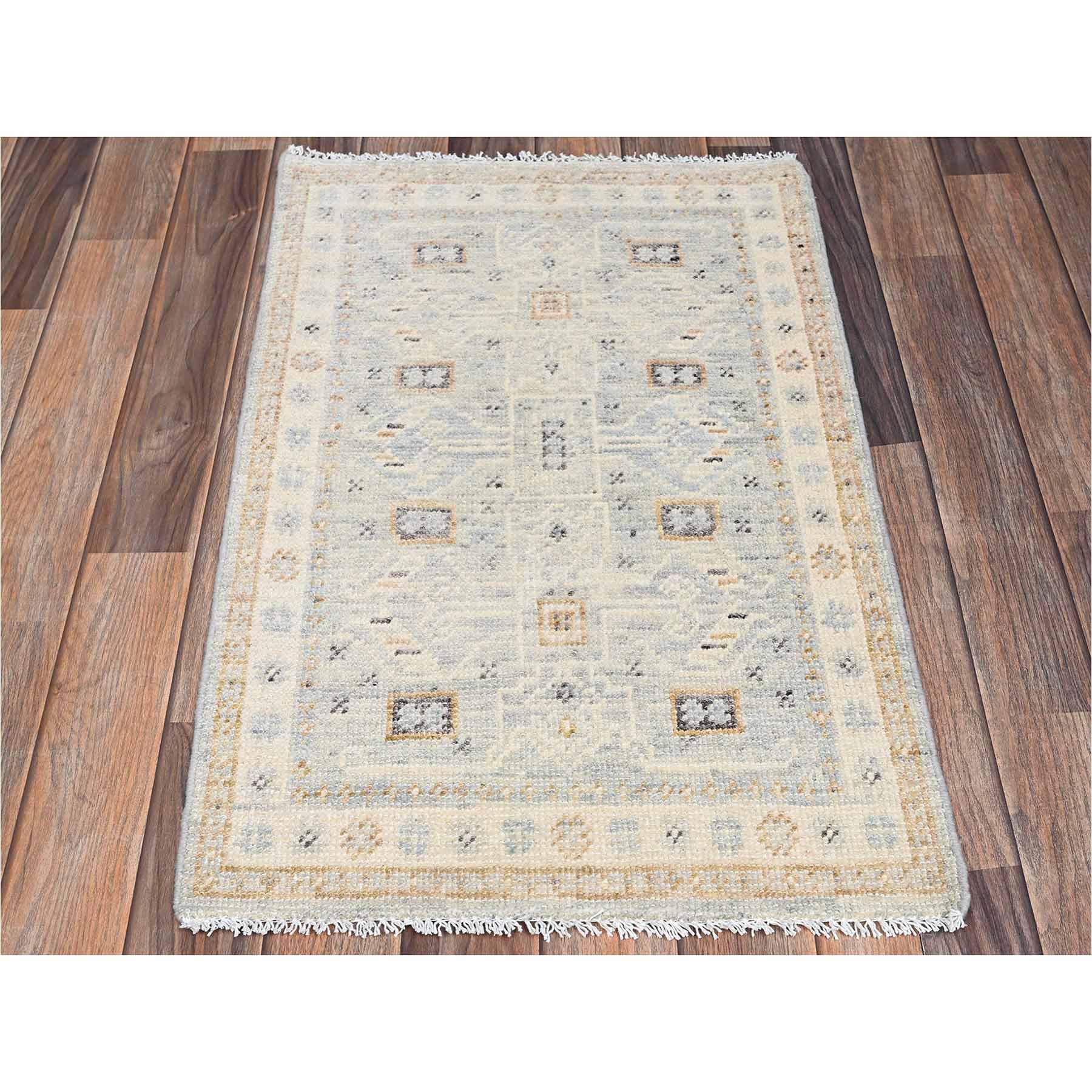 Oushak-And-Peshawar-Hand-Knotted-Rug-13650