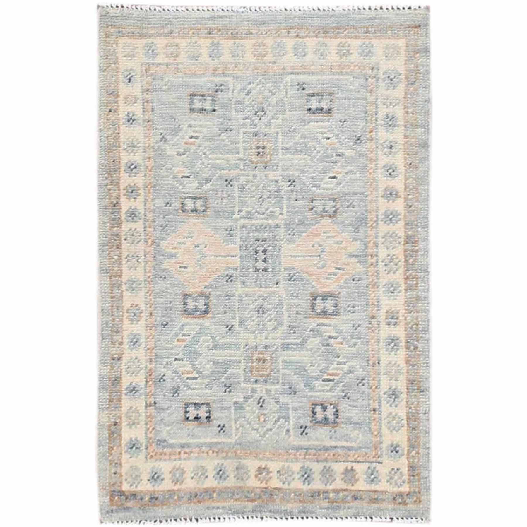 Oushak-And-Peshawar-Hand-Knotted-Rug-13660