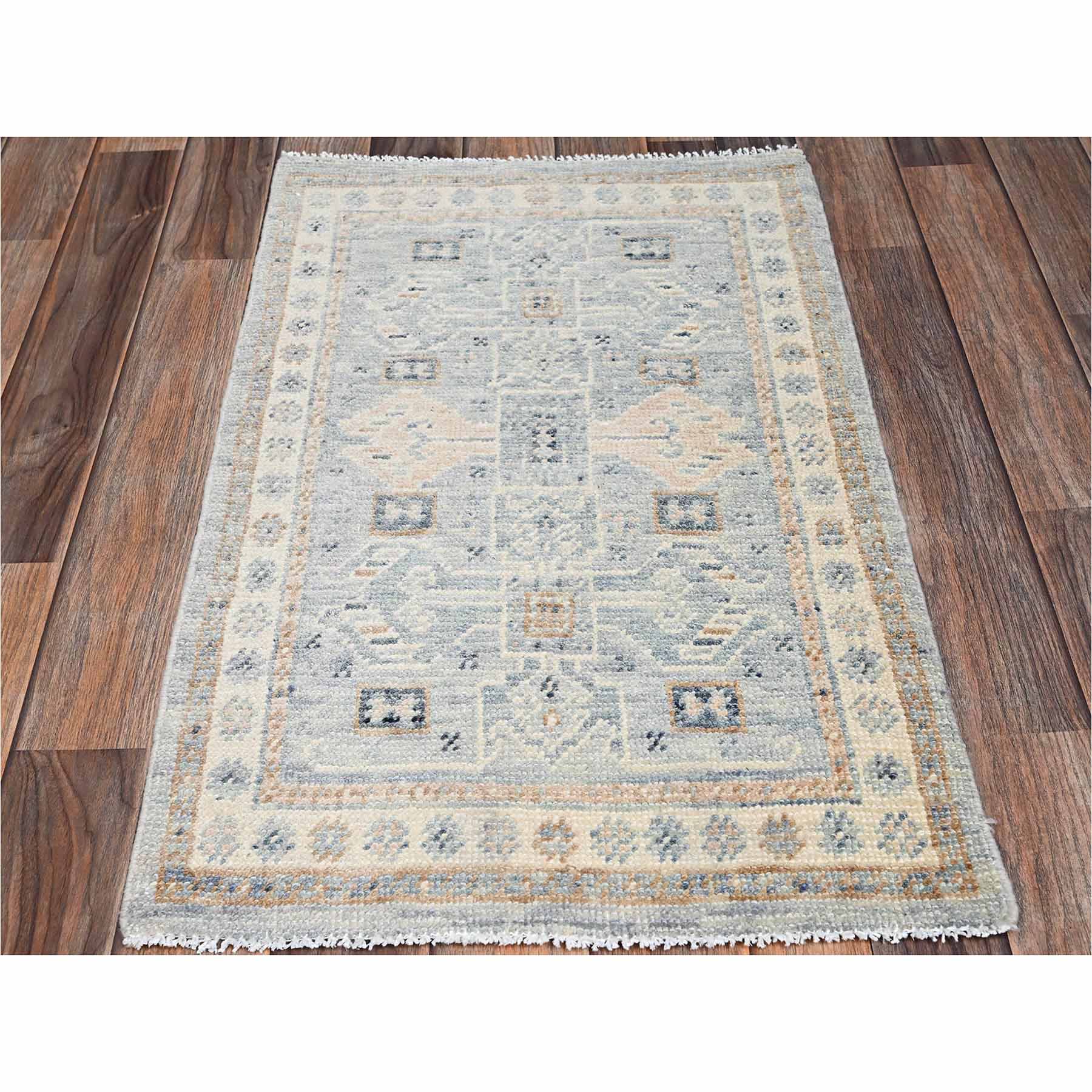 Oushak-And-Peshawar-Hand-Knotted-Rug-13660