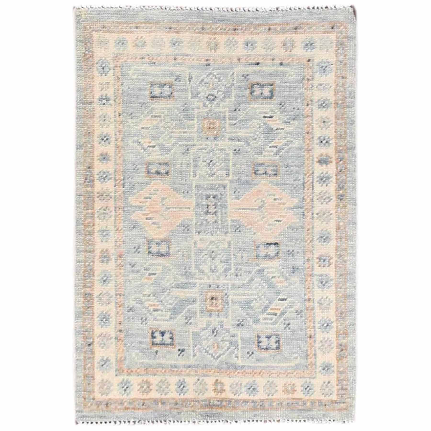 Oushak-And-Peshawar-Hand-Knotted-Rug-13665