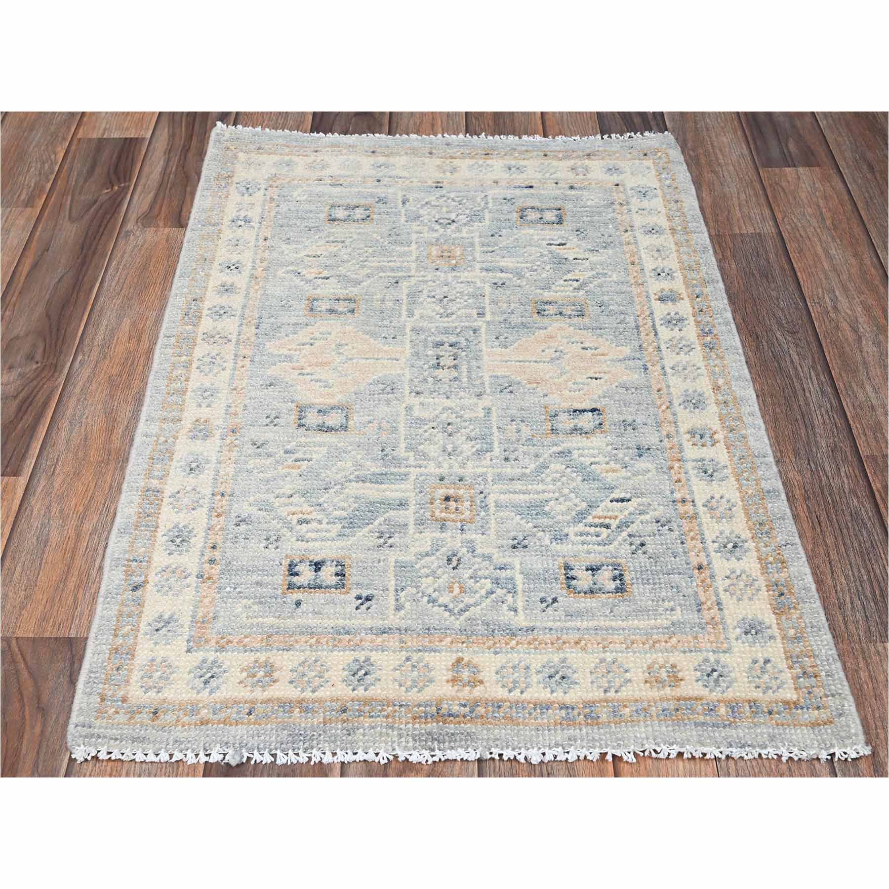 Oushak-And-Peshawar-Hand-Knotted-Rug-13665