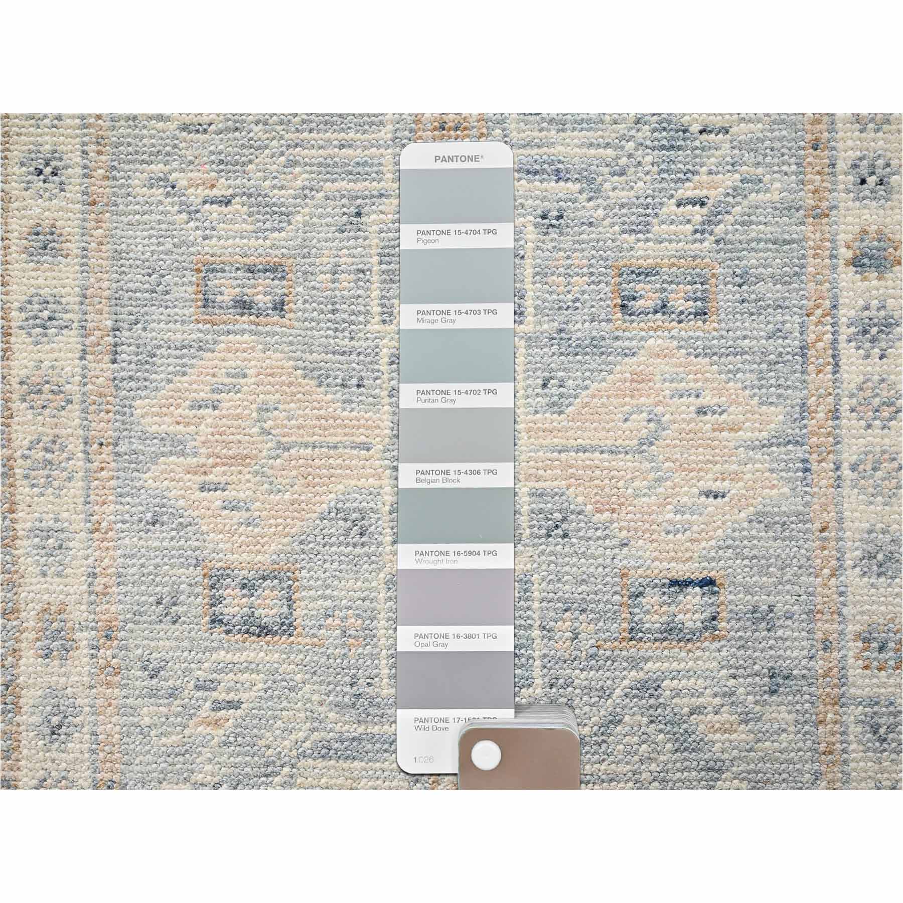 Oushak-And-Peshawar-Hand-Knotted-Rug-13665