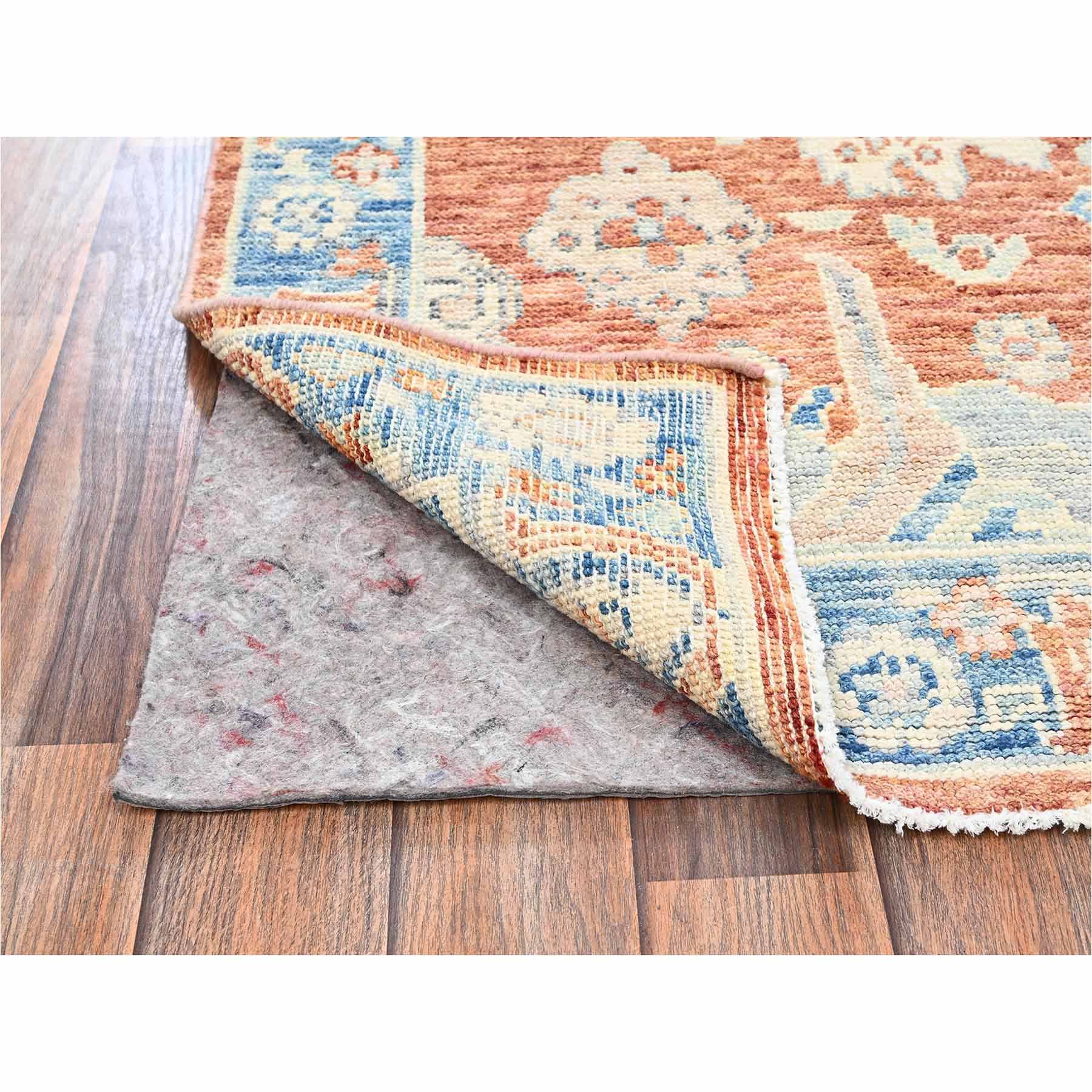 Oushak-And-Peshawar-Hand-Knotted-Rug-13810