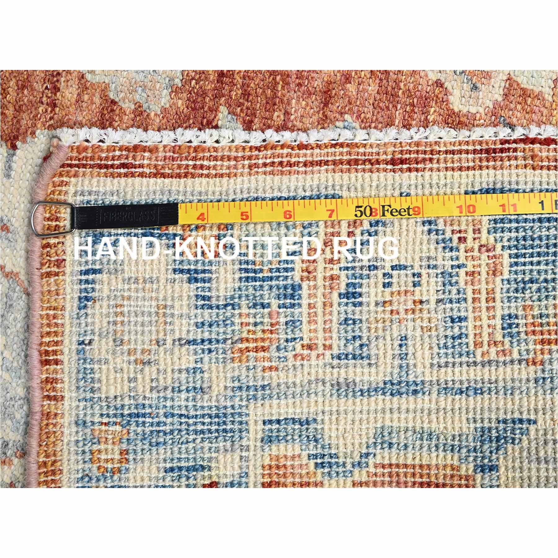 Oushak-And-Peshawar-Hand-Knotted-Rug-13810