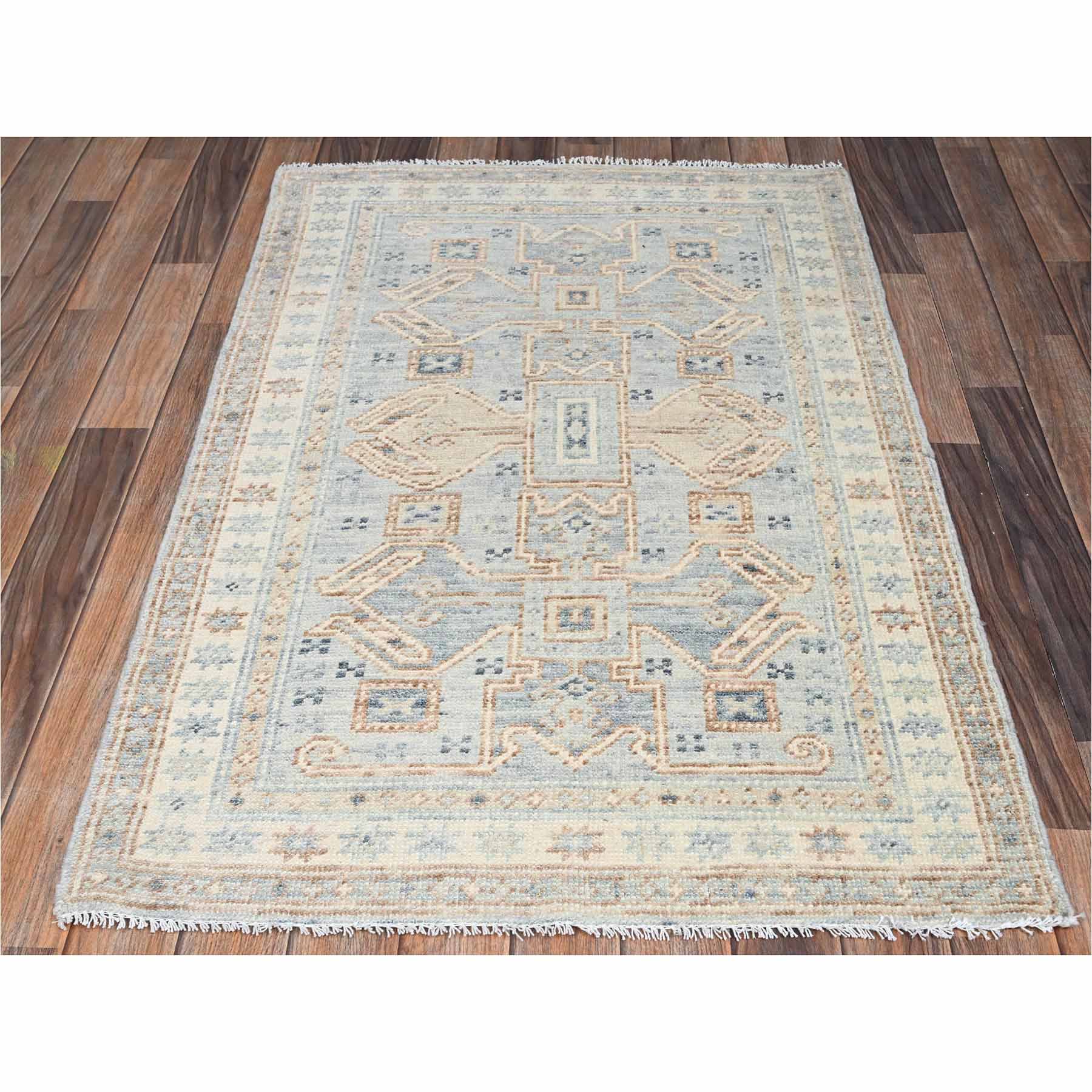 Oushak-And-Peshawar-Hand-Knotted-Rug-13815