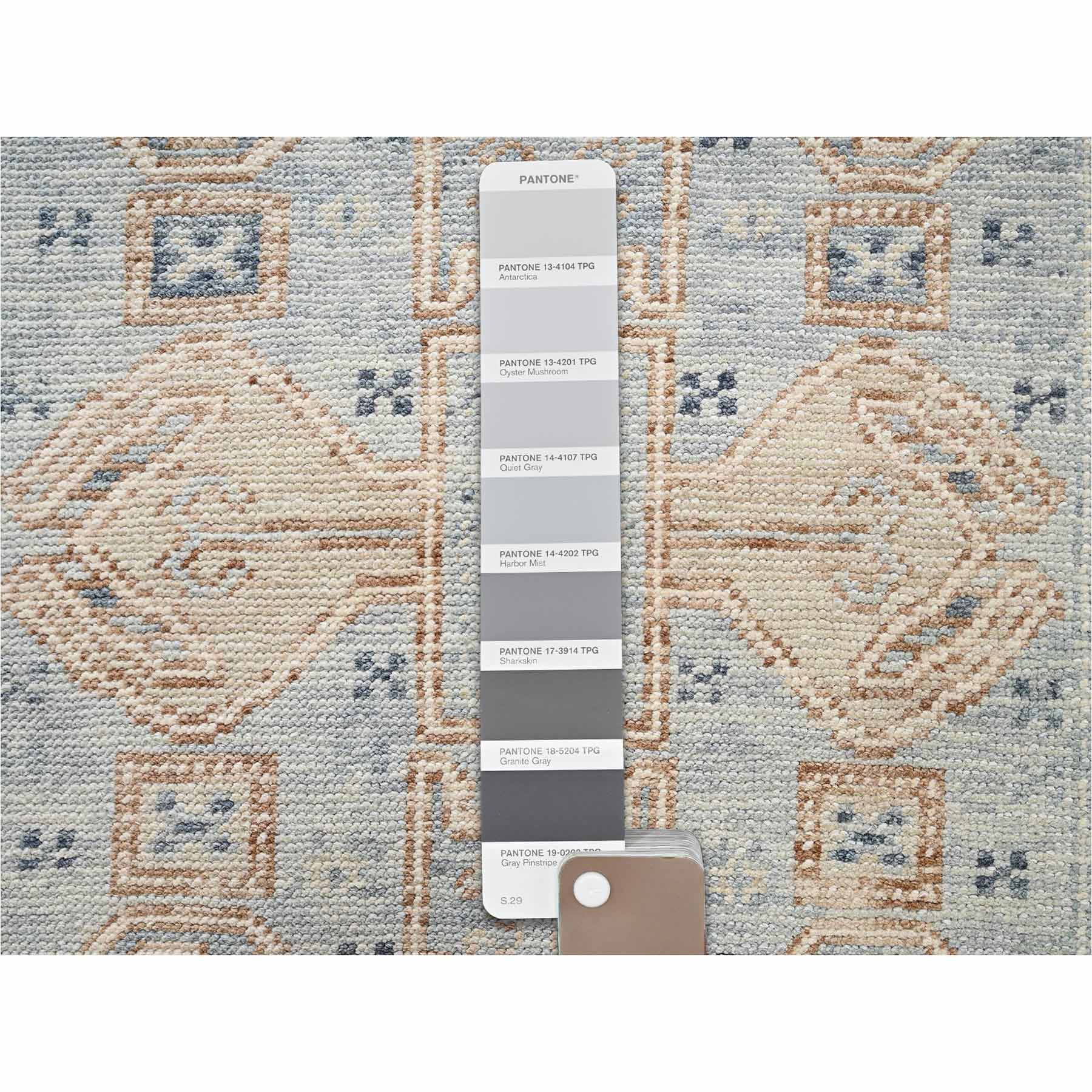 Oushak-And-Peshawar-Hand-Knotted-Rug-13815