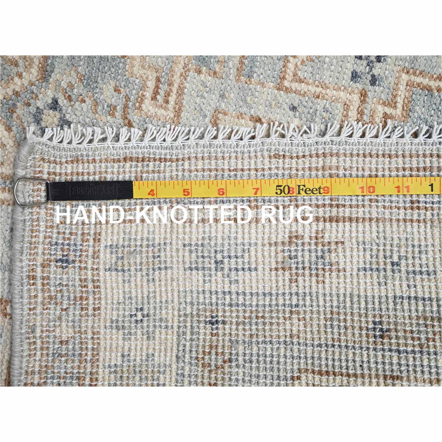 Oushak-And-Peshawar-Hand-Knotted-Rug-13815
