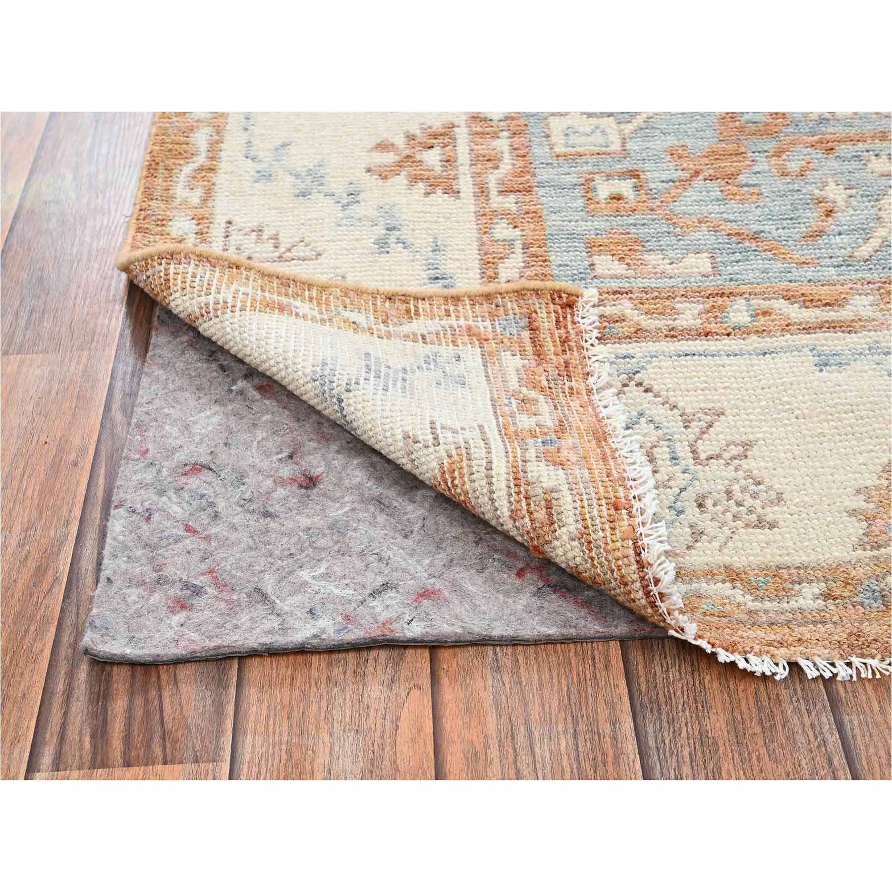 Oushak-And-Peshawar-Hand-Knotted-Rug-13825