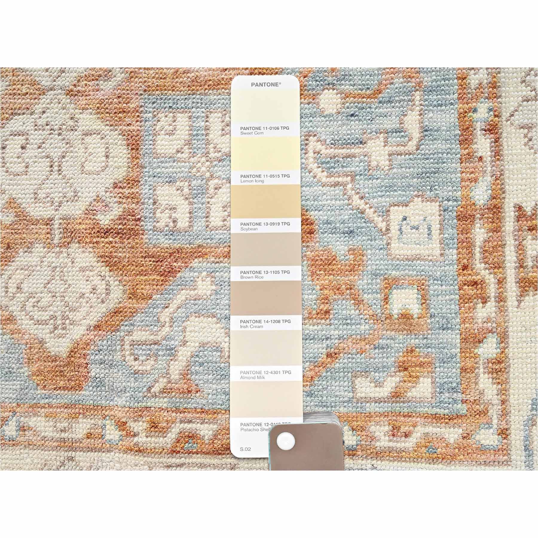 Oushak-And-Peshawar-Hand-Knotted-Rug-13825
