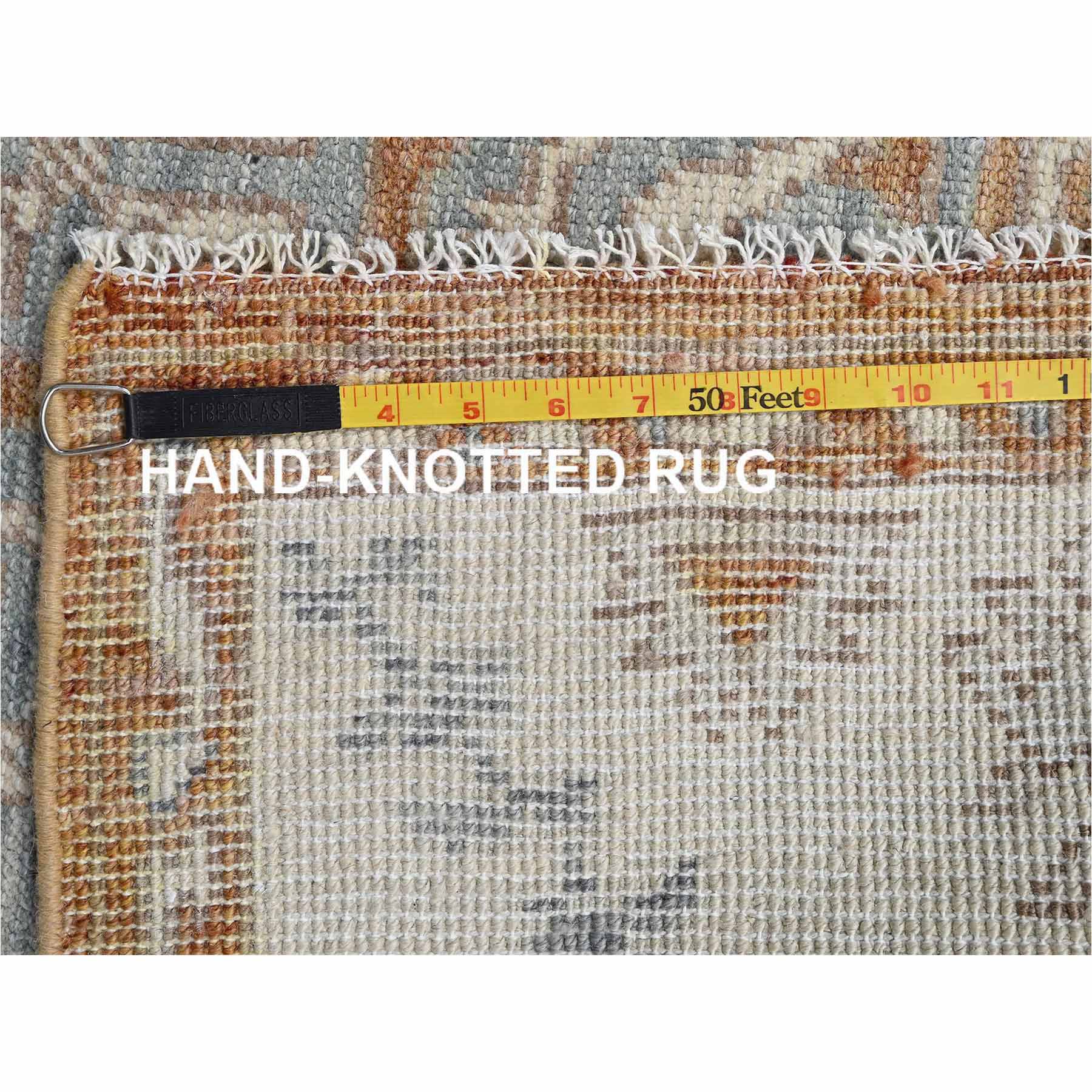 Oushak-And-Peshawar-Hand-Knotted-Rug-13825