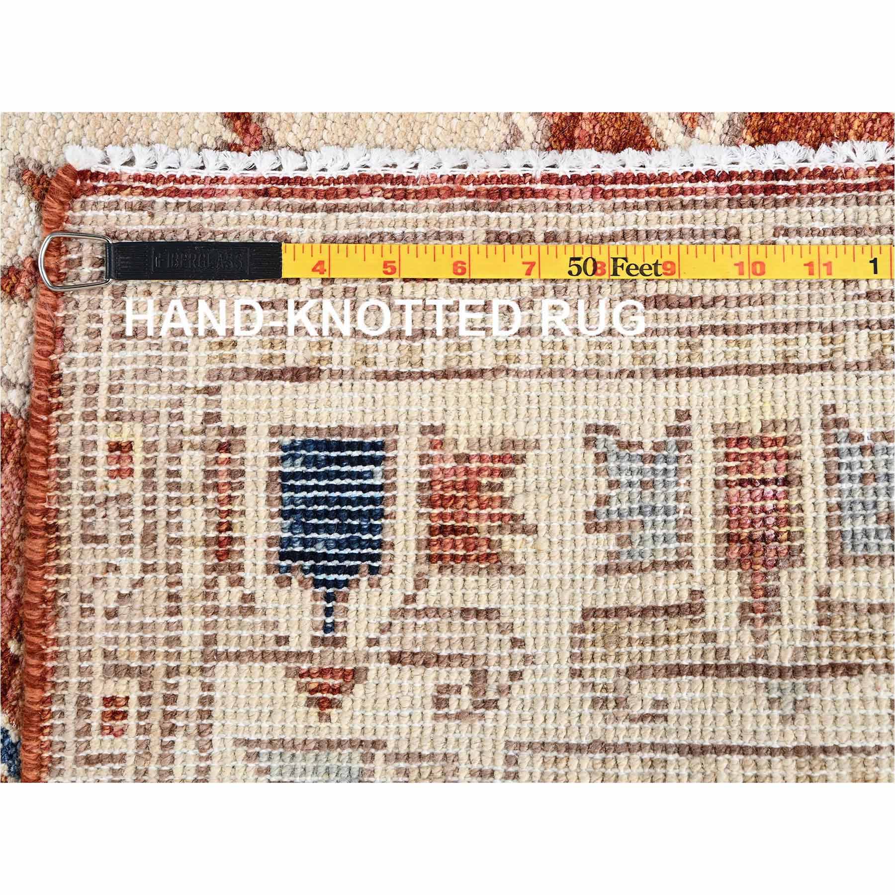 Oushak-And-Peshawar-Hand-Knotted-Rug-13830