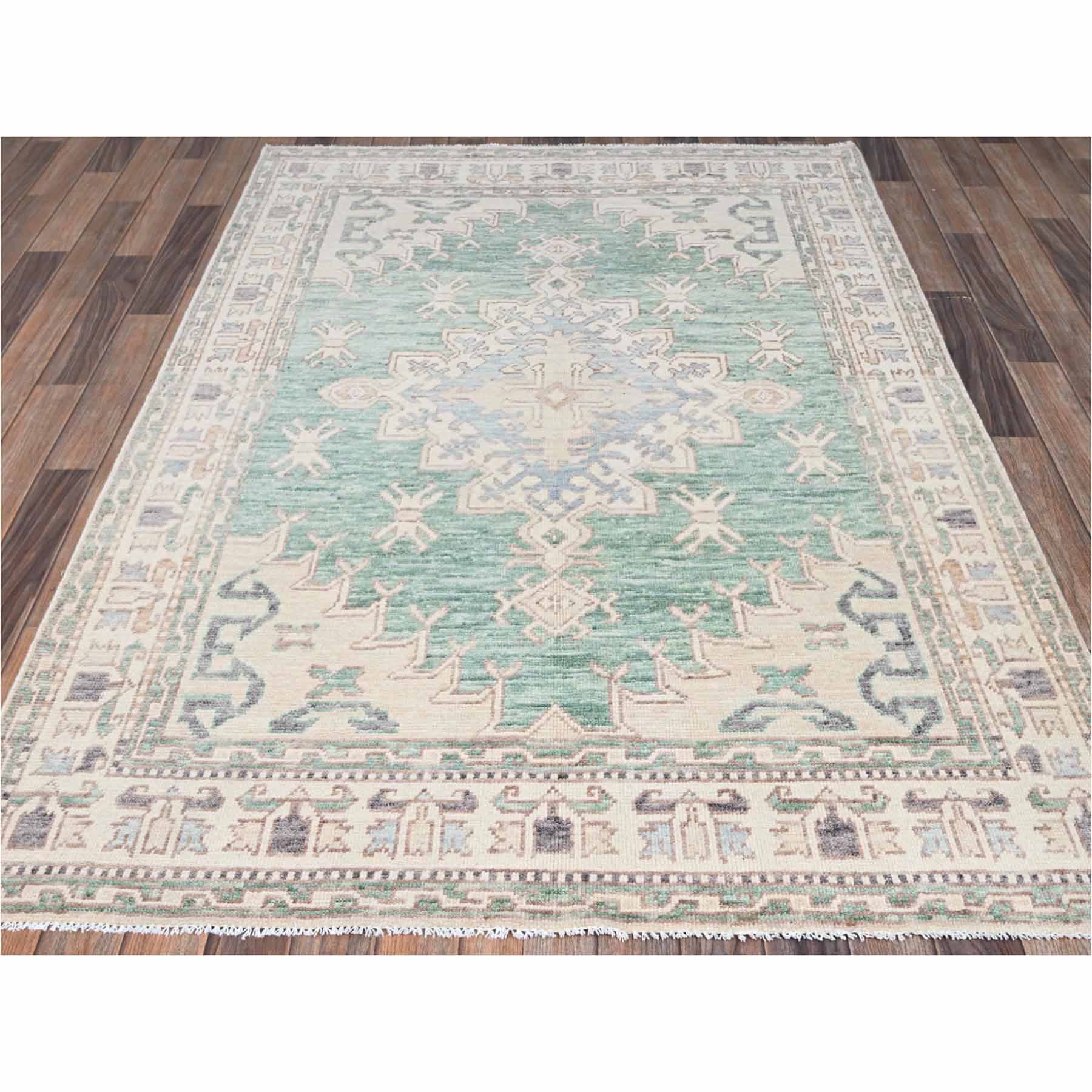 Oushak-And-Peshawar-Hand-Knotted-Rug-13855